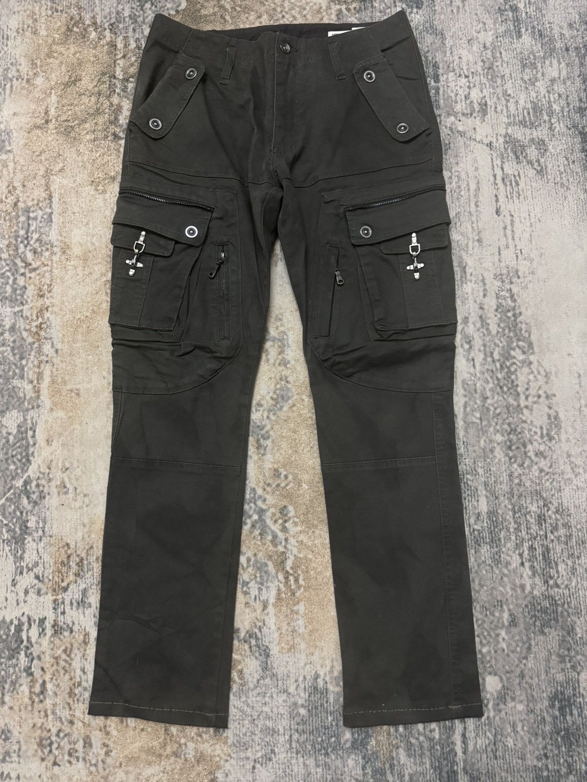 Semantic Design Cargo Green Pant denim