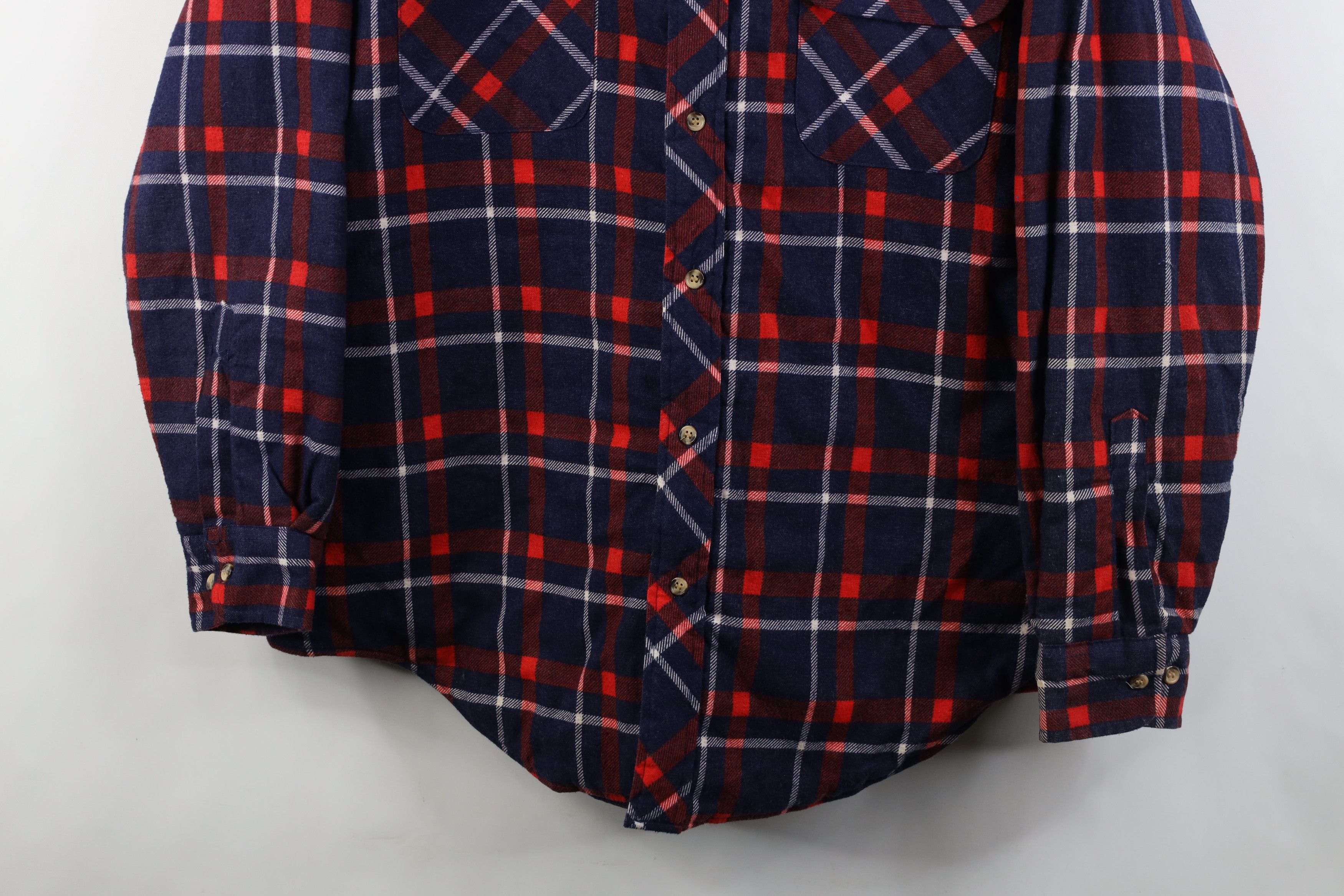Vintage Vintage 90s Streetwear Quilted Button Shirt Jacket Jac Size US L / EU 52-54 / 3 - 3 Thumbnail
