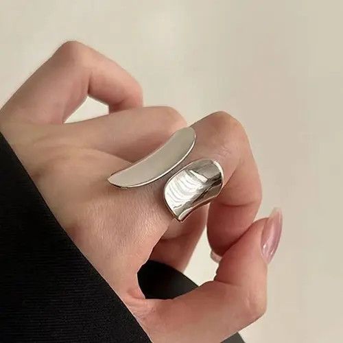 Japanese Brand × Vintage Women's cool wide ring Size ONE SIZE - 1 Thumbnail
