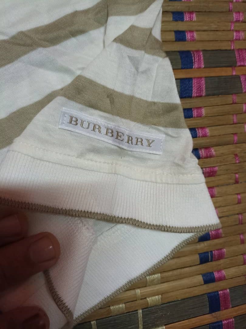 Burberry Burberry Golf Striped Tee Size US M / EU 48-50 / 2 - 6 Thumbnail