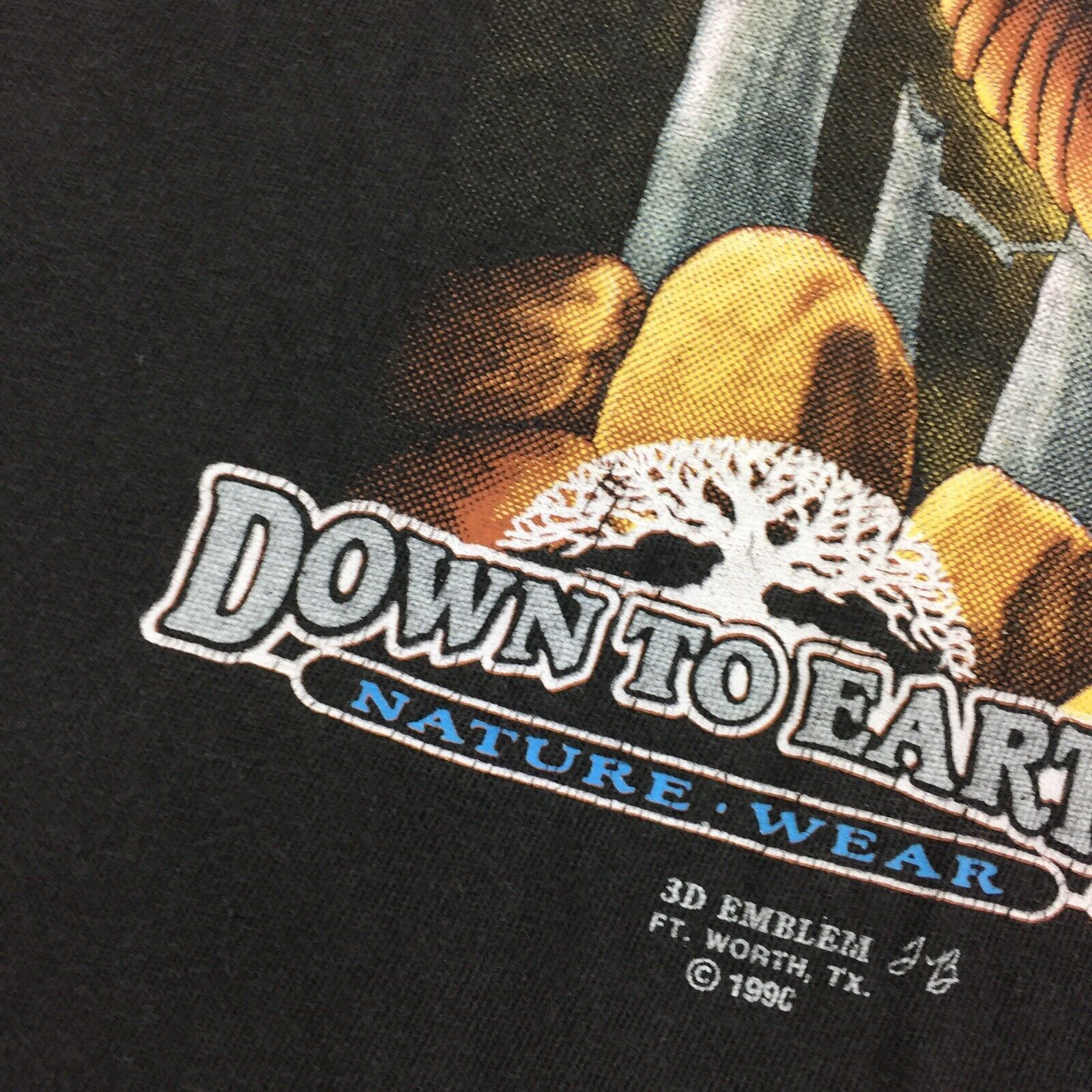 Harley Davidson × Vintage Vintage 1990 3D Emblem Harley Davidson Eagle T-Shirt Size US L / EU 52-54 / 3 - 3 Thumbnail