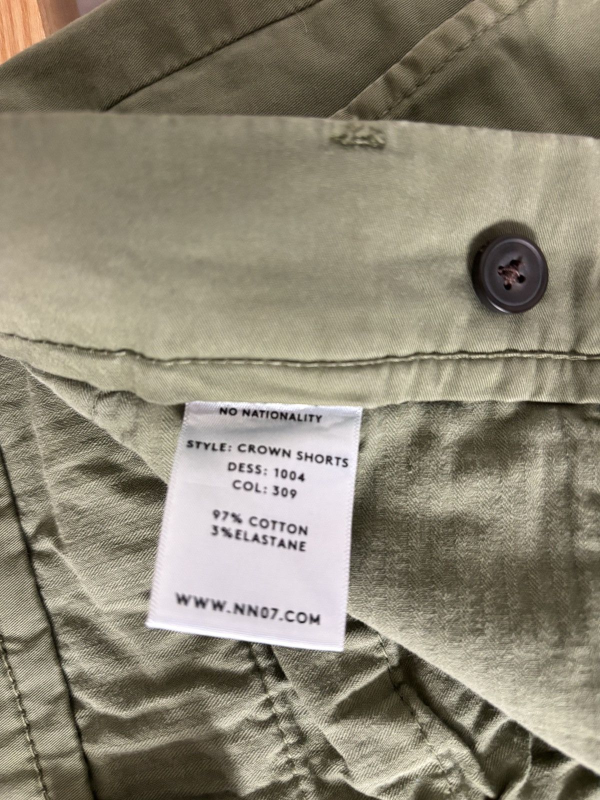 NN07 NN07 Green Crown Shorts Size US 32 / EU 48 - 6 Thumbnail
