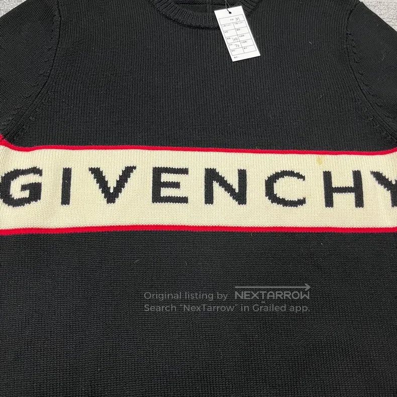 Givenchy Givenchy Letter Logo Wool Sweater Size US M / EU 48-50 / 2 - 2 Thumbnail