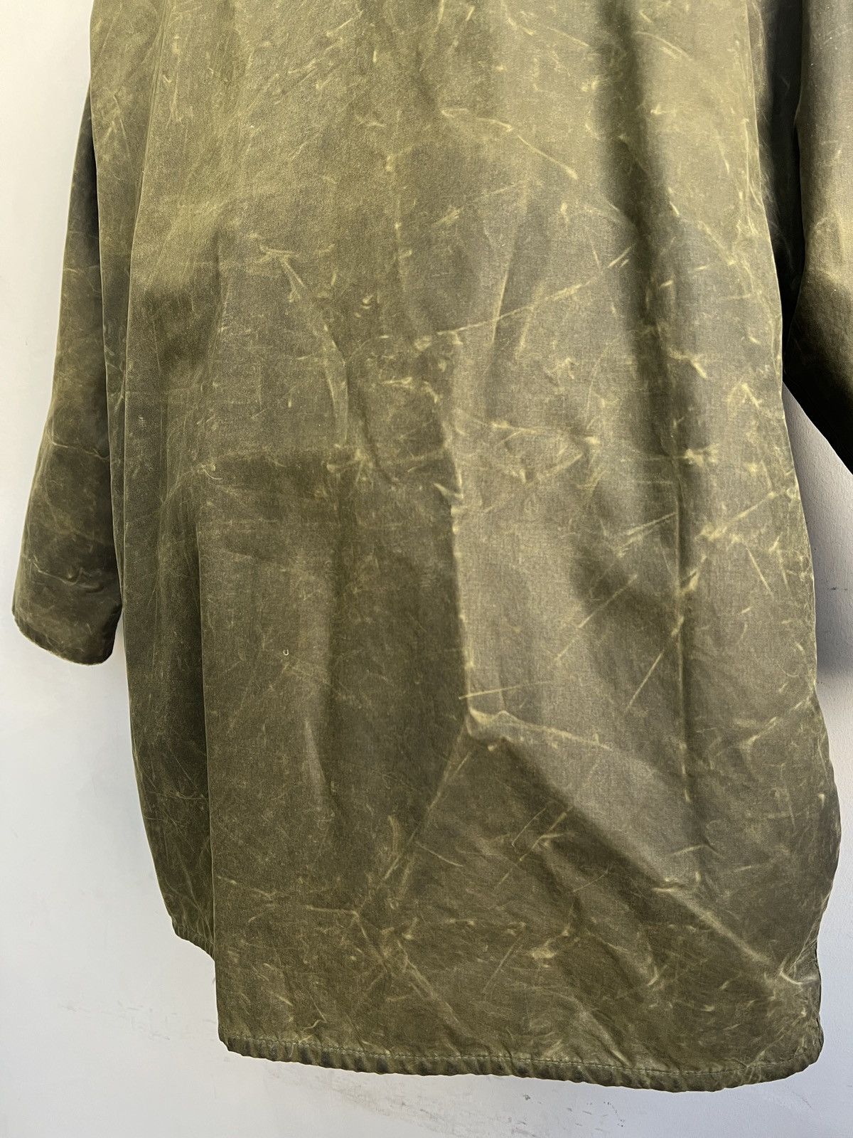 Barbour Vintage Barbour Beaufort waxed Olive Field Jacket Military Size US S / EU 44-46 / 1 - 11 Thumbnail