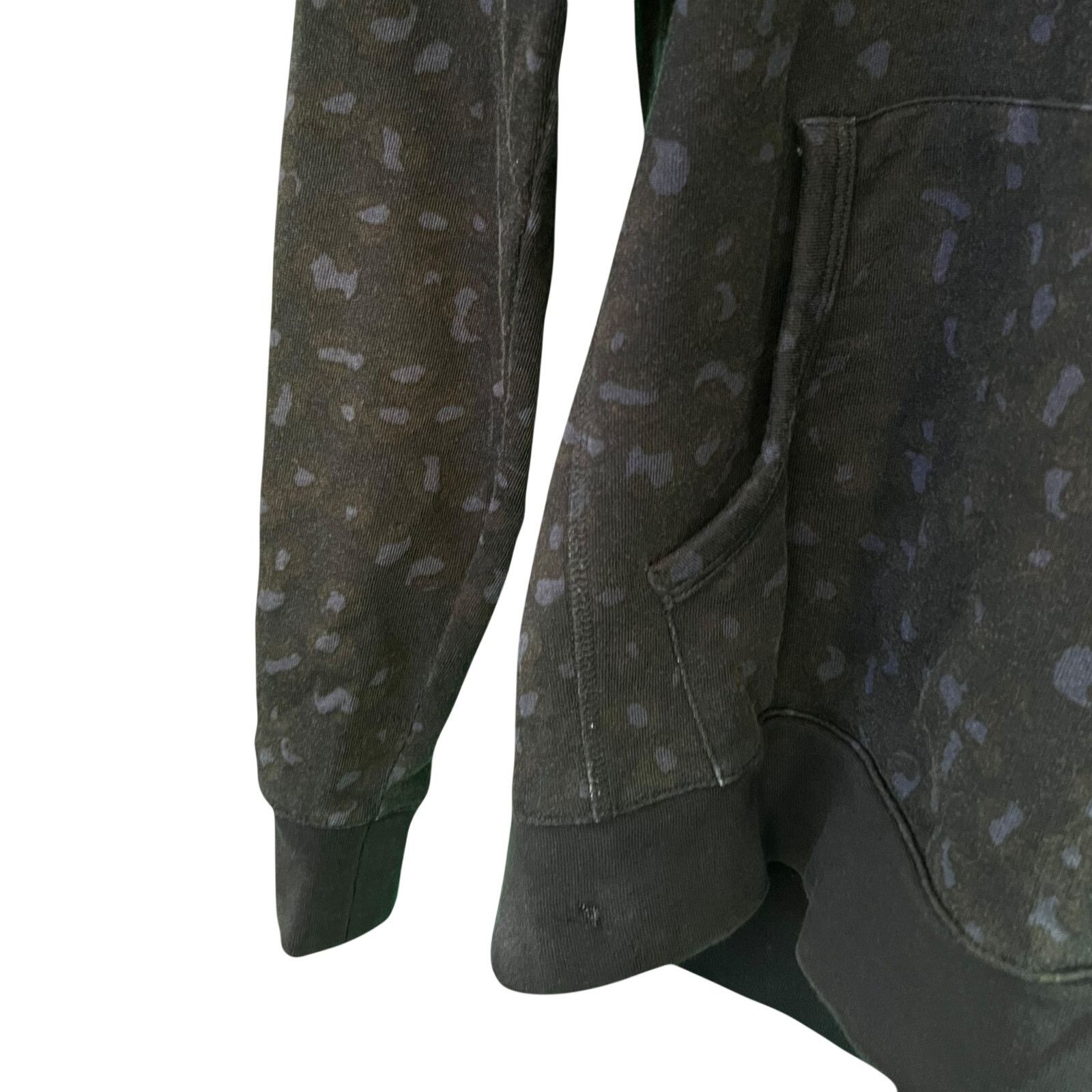 A.P.C. A.P.C. APC Mens XS Leopard Print Navy Blue Hoodie Sweatshirt Size US XS / EU 42 / 0 - 4 Thumbnail