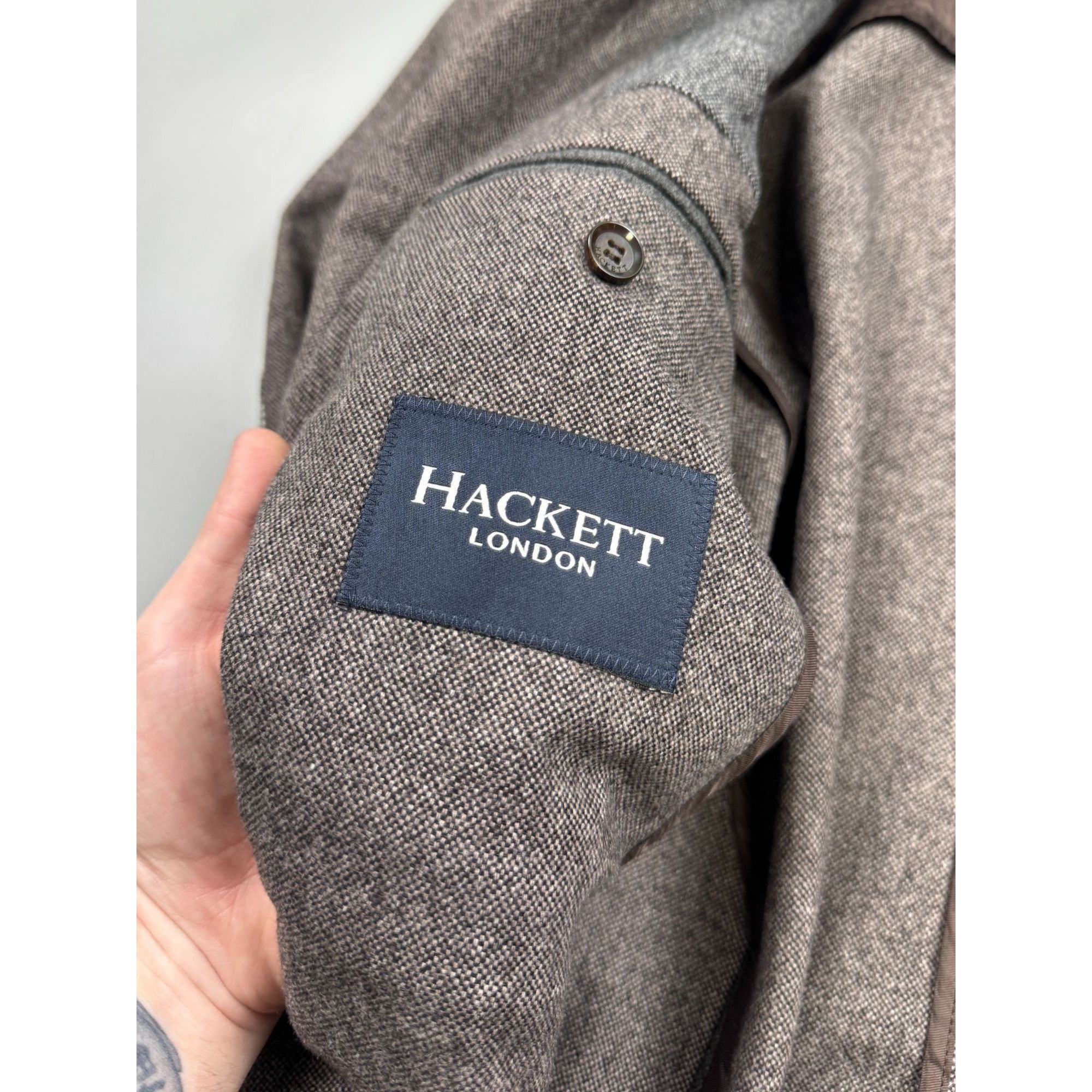 Hackett Hackett Wool Cashmere 3 Button Blazer (Y1228) Size 40R - 6 Thumbnail