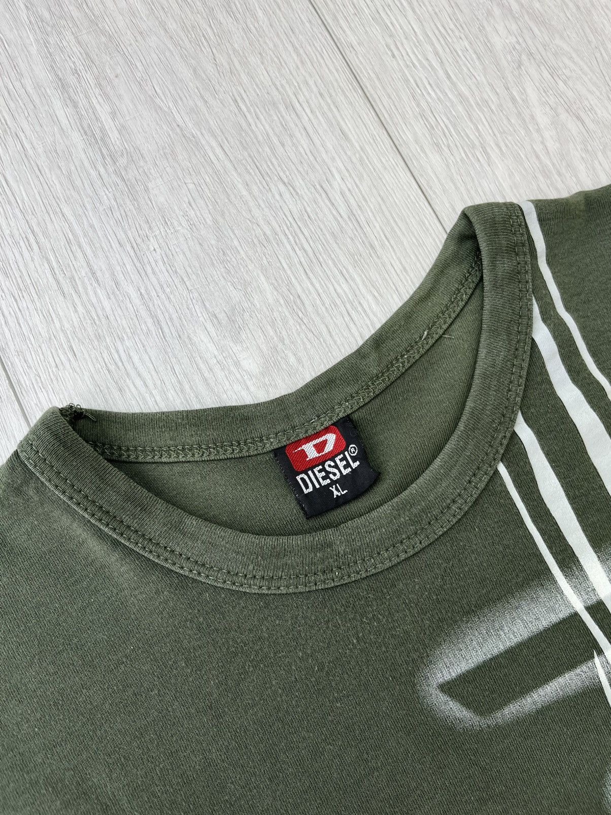 Diesel × Vintage Vintage Diesel T-Shirt Big Logo Y2K Japanese 90s Size US XL / EU 56 / 4 - 3 Thumbnail