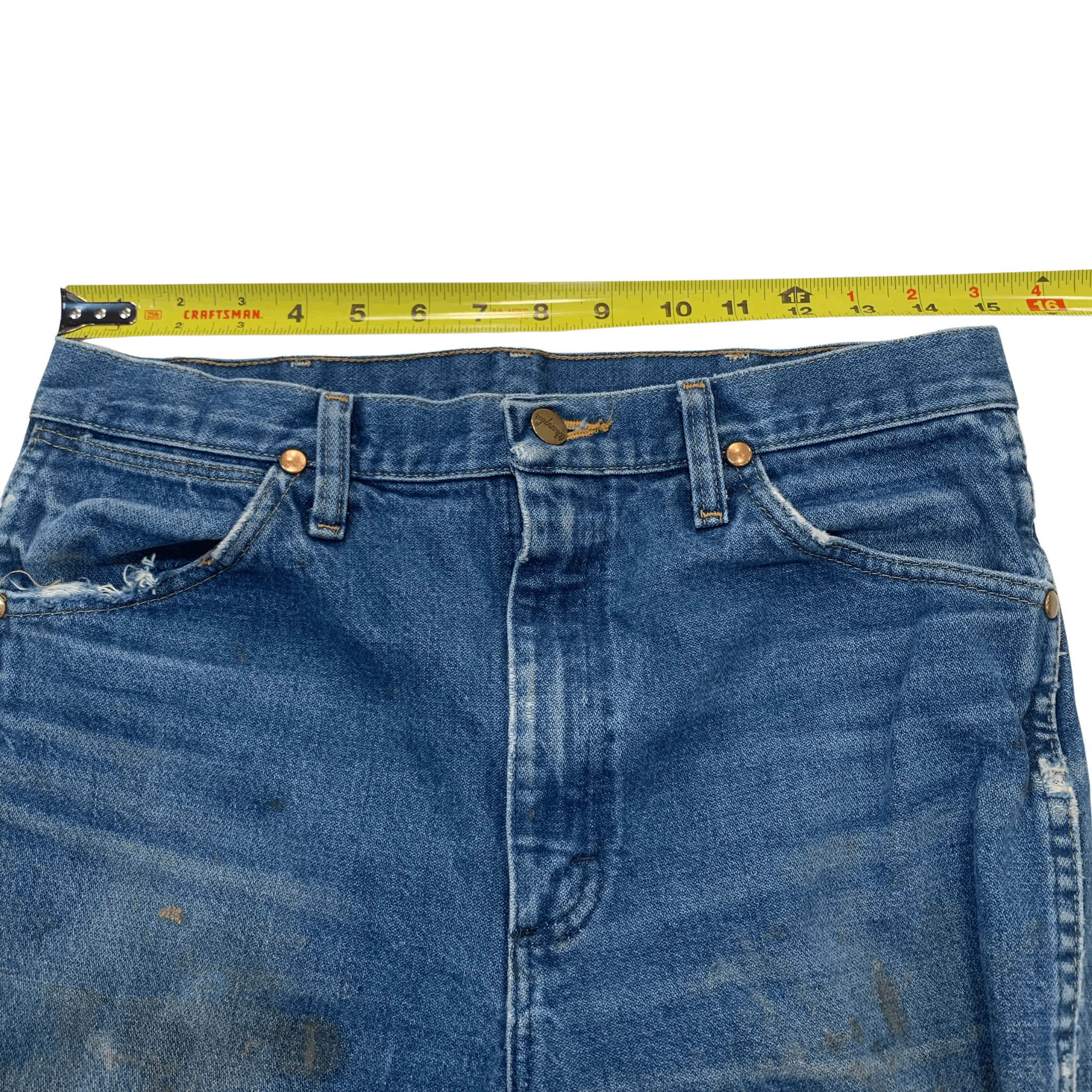 Wrangler Wrangler Rugged Distressed Relaxed Fit Jeans | 32x34 Size US 32 / EU 48 - 4 Thumbnail