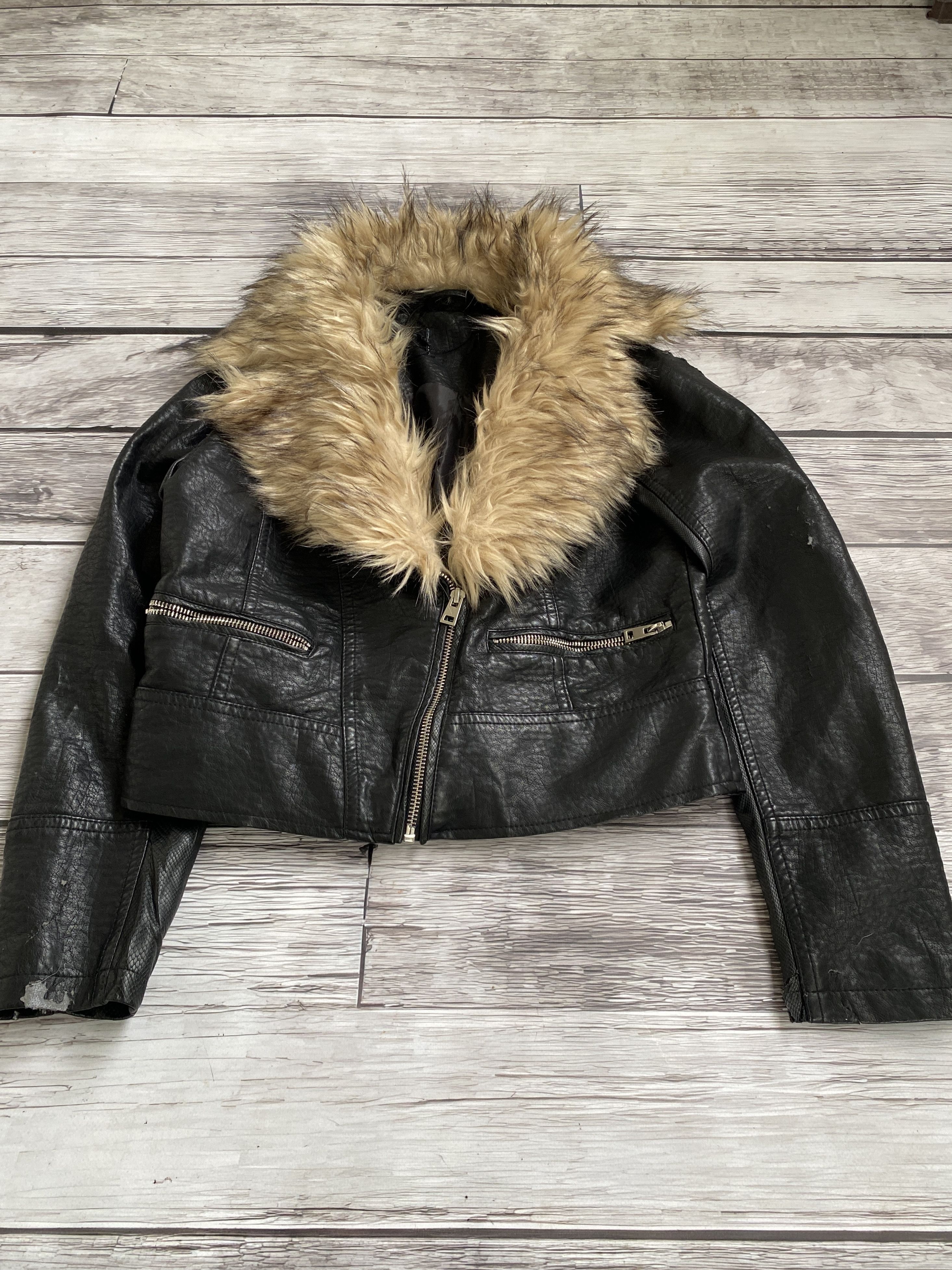 If Six Was Nine VTG CROPPED RICK OWENS STYLE LEATHER JACKET FUR Size US S / EU 44-46 / 1 - 1 Thumbnail