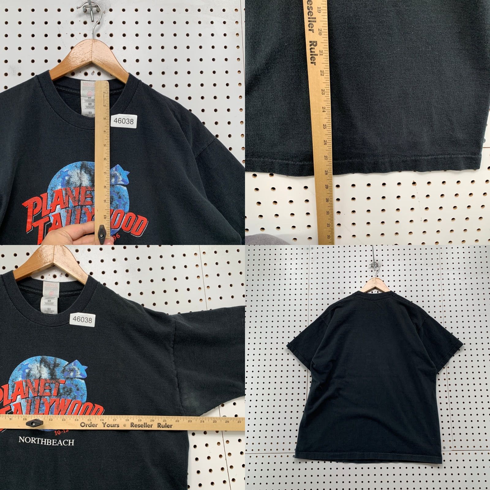 Planet Hollywood VINTAGE Planet Hollywood Shirt Mens XL Black Single Stitch Northbeach Made USA T-Shirt 90s Mens Black Planet Hollywood Shirt XL Vintage 1990s Size US XL / EU 56 / 4 - 8 Thumbnail