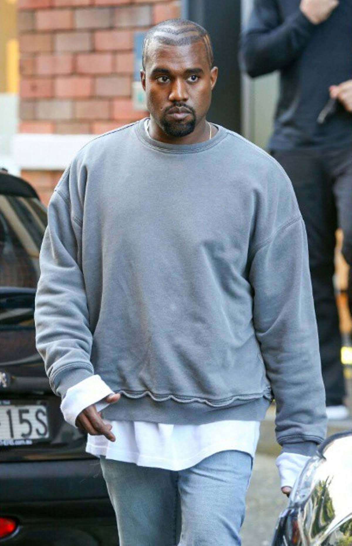 Haider Ackermann × Kanye West Grey Double Layer Perth Oversized Sweatshirt Size US S / EU 44-46 / 1 - 3 Thumbnail