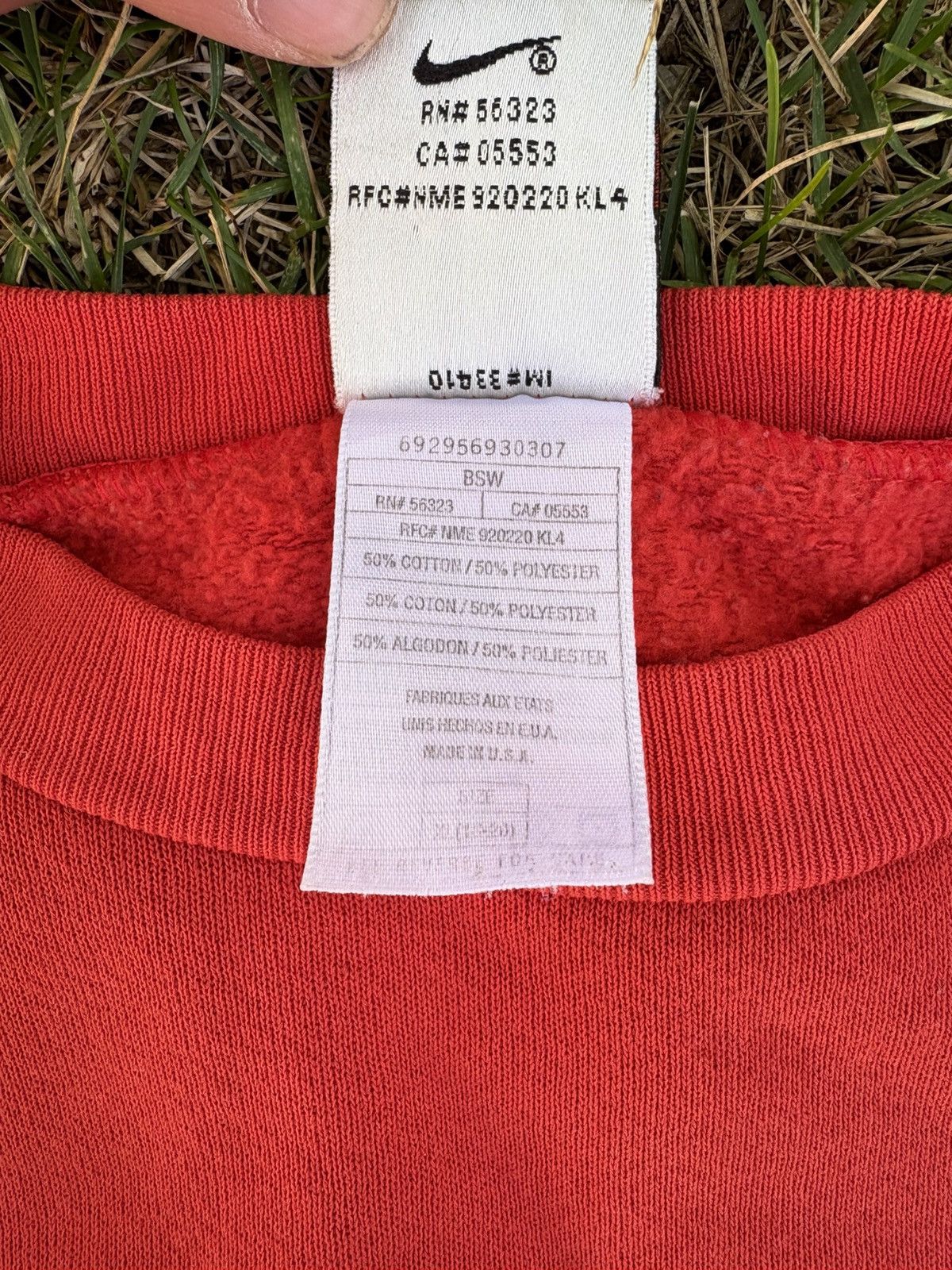 Nike Vintage 90s Nike Basketball Sweatshirt - L Size US L / EU 52-54 / 3 - 4 Thumbnail