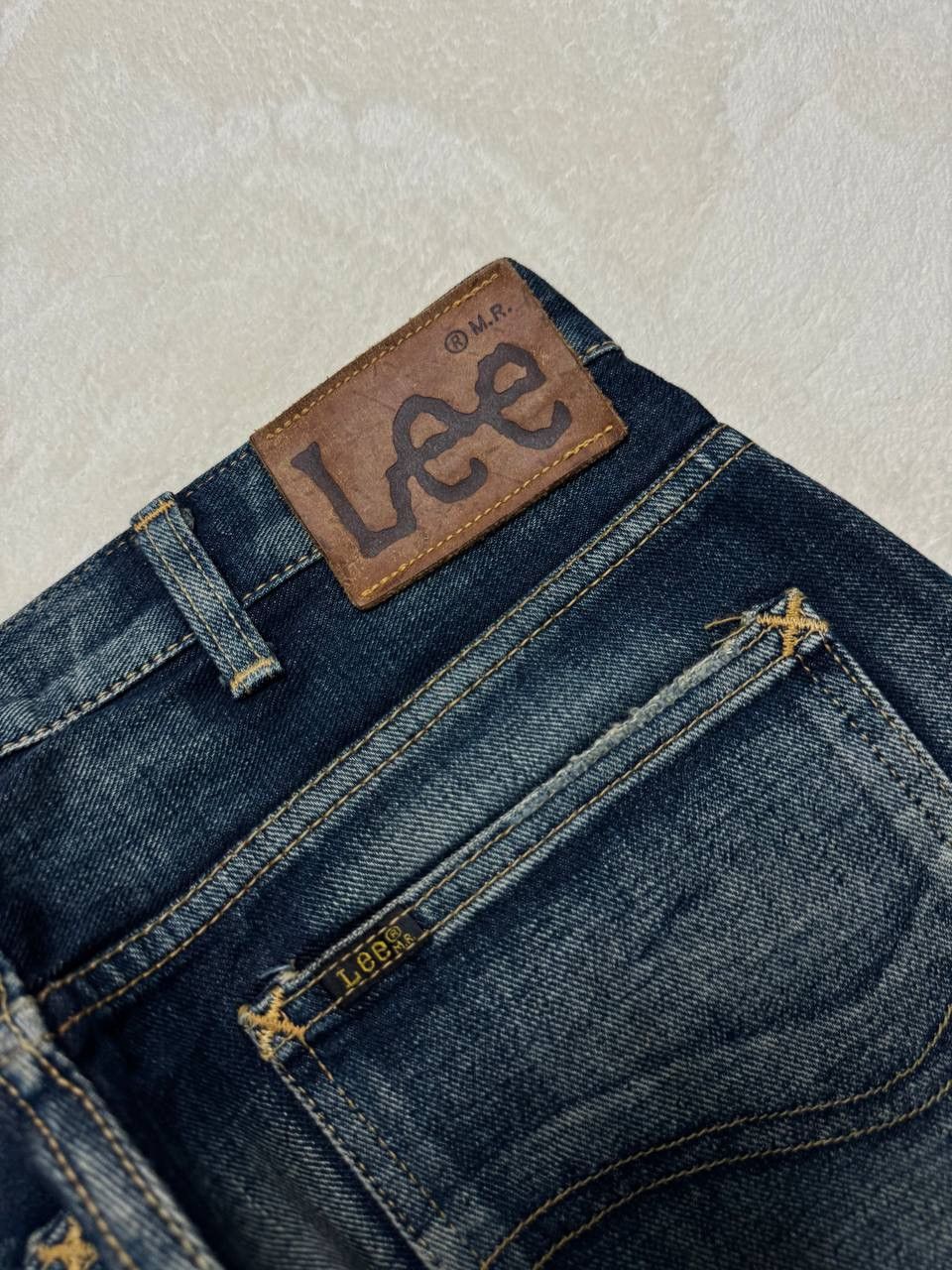 Vintage FLARE Vintage Lee Riders Insane Sand Mudwash Denim Jeans Size US 30 / EU 46 - 18 Thumbnail
