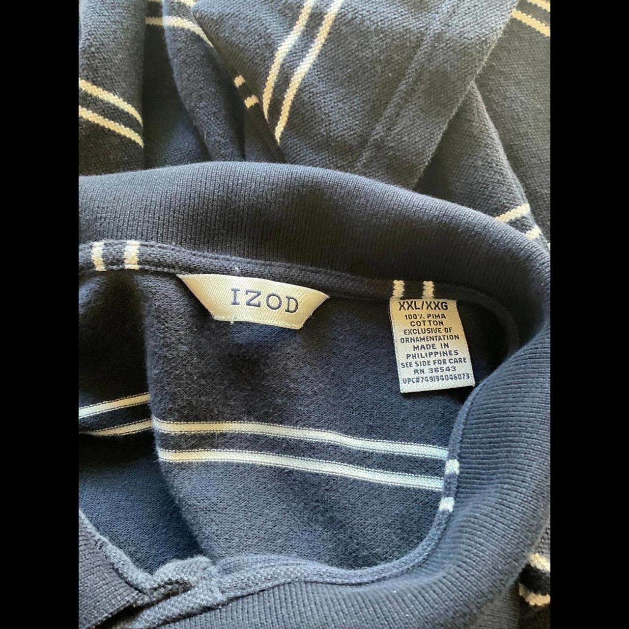 Izod Mens Used Izod Polo Shirt Size US XXL / EU 58 / 5 - 2 Thumbnail