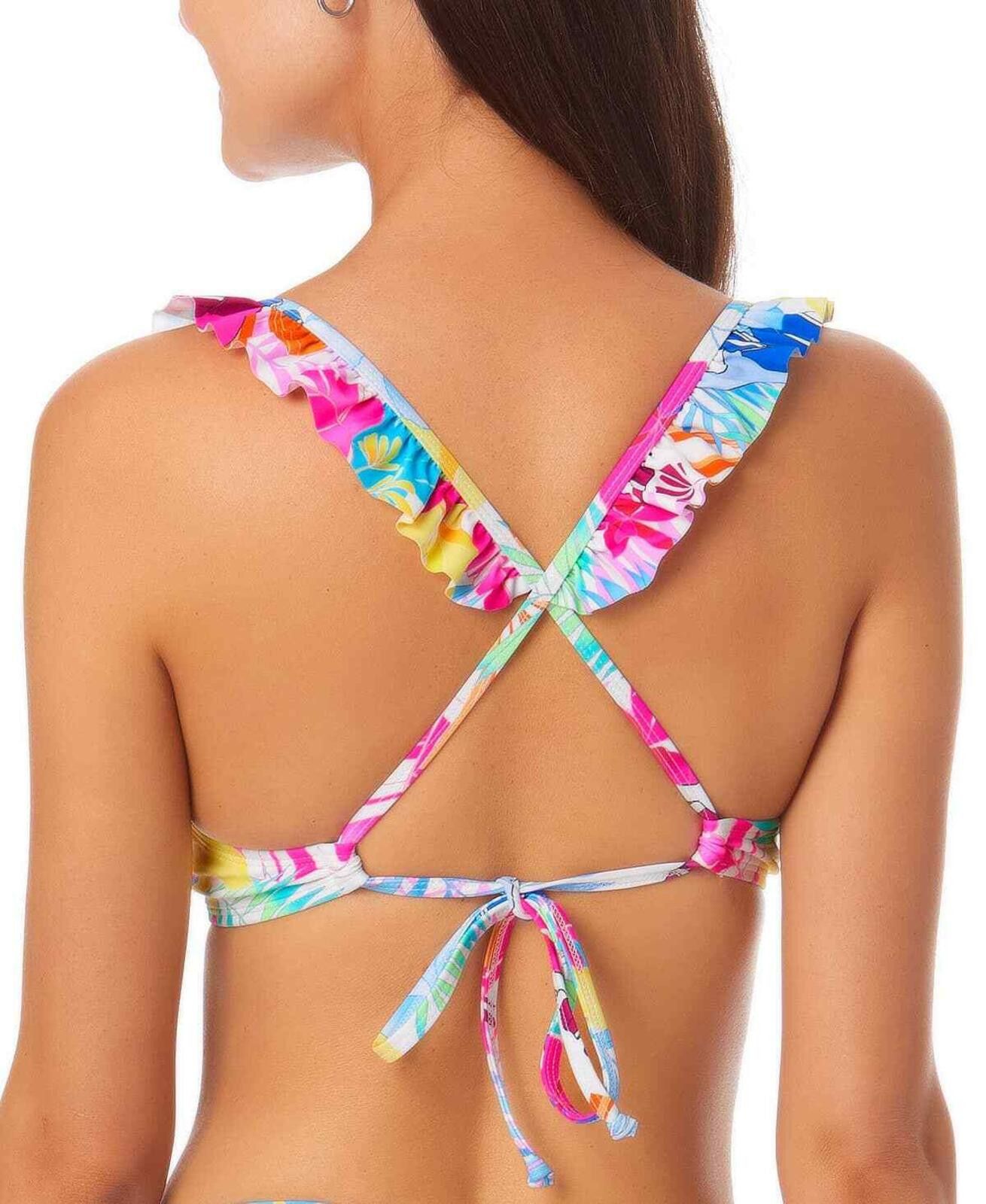 Other California Waves Juniors Ruffle-Trim Underwire Bikini Top XS Size ONE SIZE - 2 Thumbnail