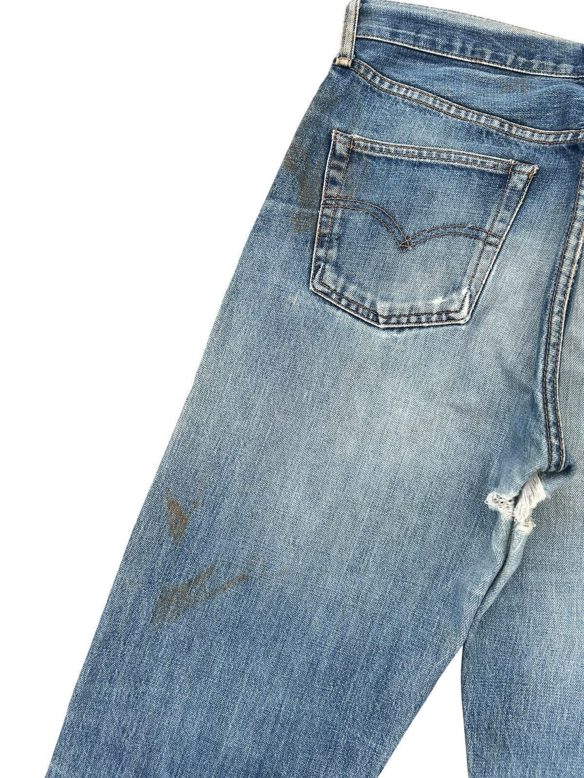 Kapital Vintage Levis Big E Selvedge Thrashed Denim Jeans Size US 32 / EU 48 - 12 Thumbnail