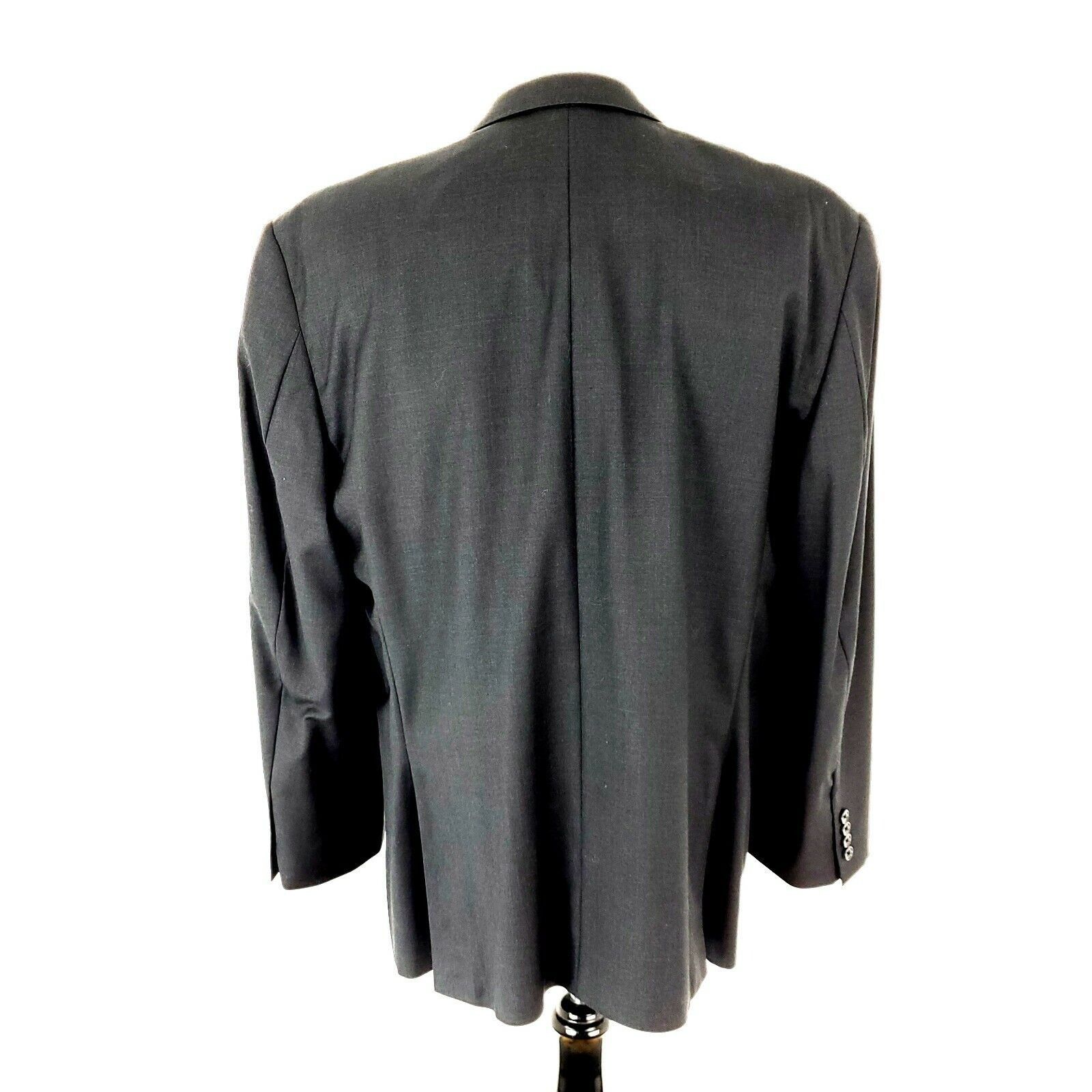 Joseph Abboud Joseph Abboud Wool 2 Button Blazer 46R Gray Slim Fit 48R Size 46R - 5 Thumbnail