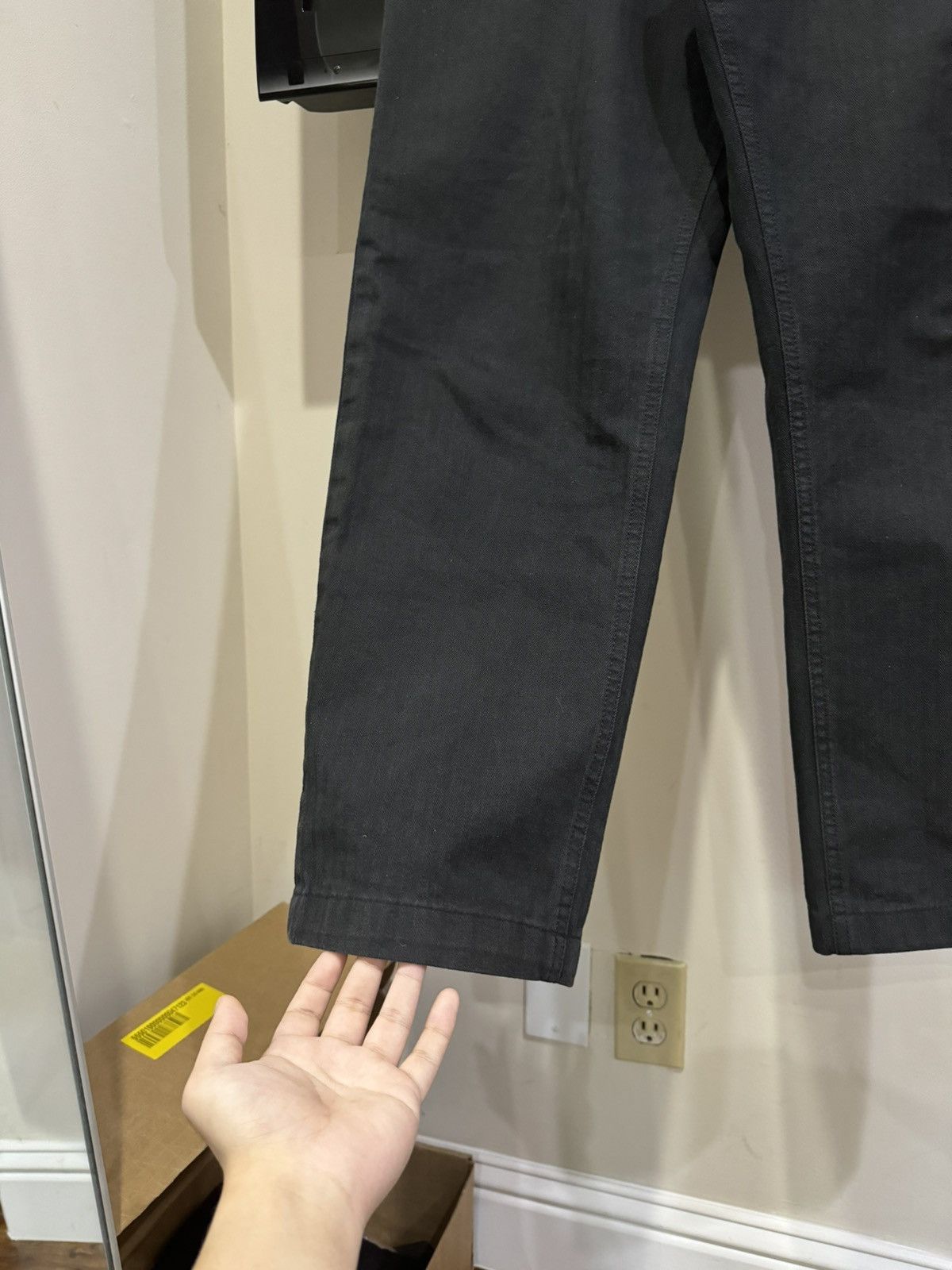 Uniform Bridge Uniform Bridge Herringbone HBT Fatigue Baker Pants Black Size US 30 / EU 46 - 4 Thumbnail
