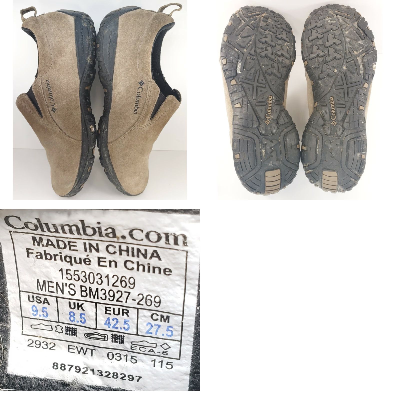 Nomad Columbia Peakfreak Nomad Mens Slip-on Moc Size 9.5 Gray Smoke Suede Shoes Size US 9 / EU 42 - 8 Thumbnail