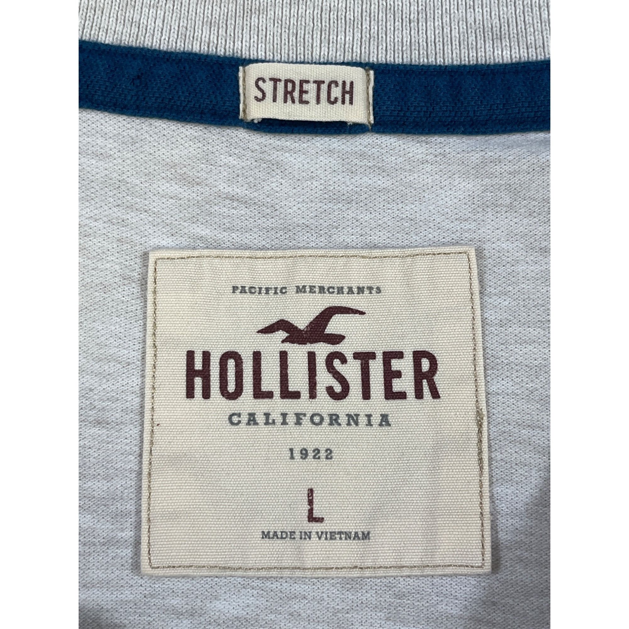 Hollister Holister California Mens Beige Stretch Polo Shirt Size L SKU Size US L / EU 52-54 / 3 - 4 Thumbnail