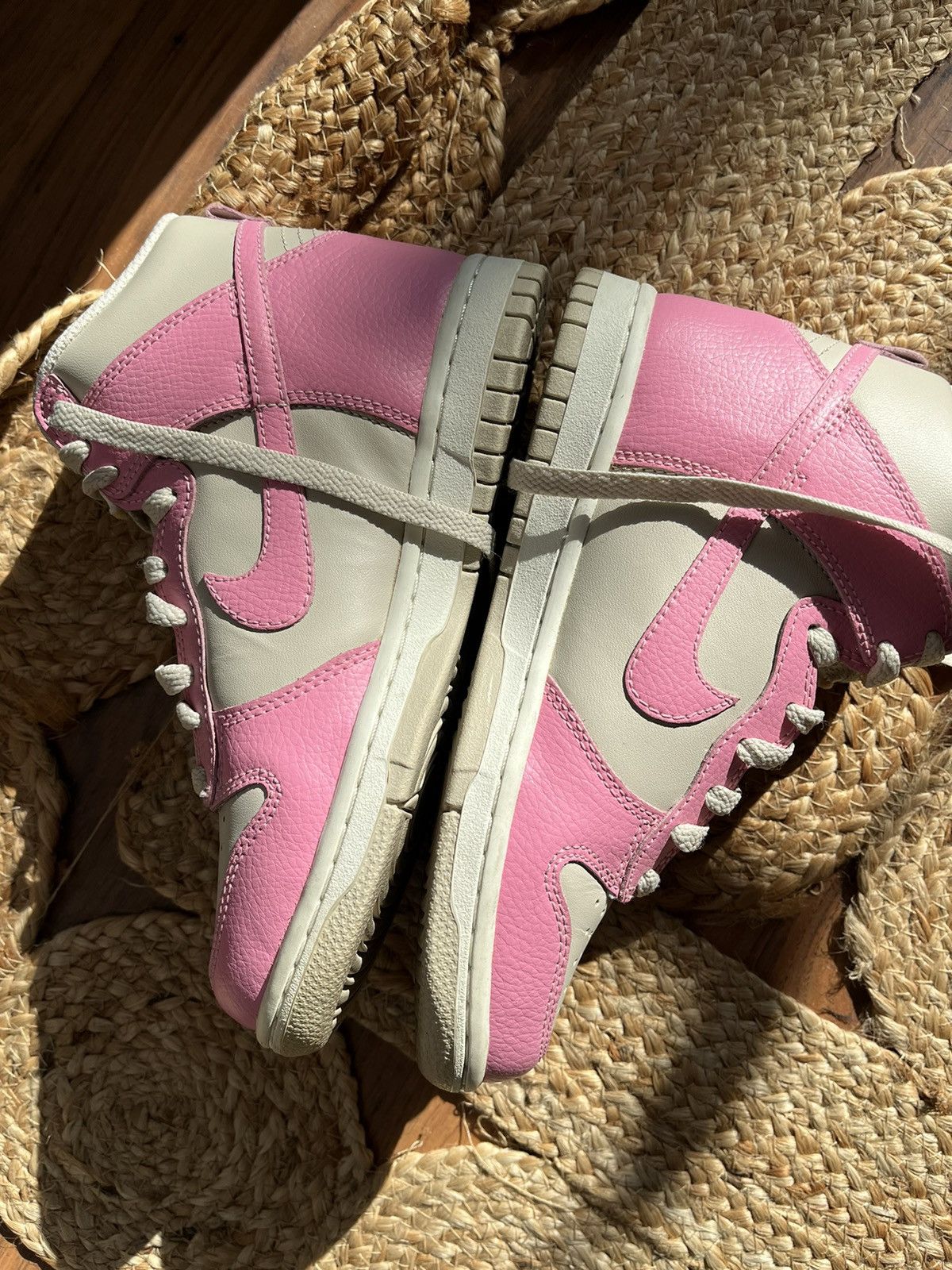 Japanese Brand × Nike Vintage Nike Dunk 🌸 coquette bear velvet y2k goth university Size US 6 / IT 36 - 6 Thumbnail