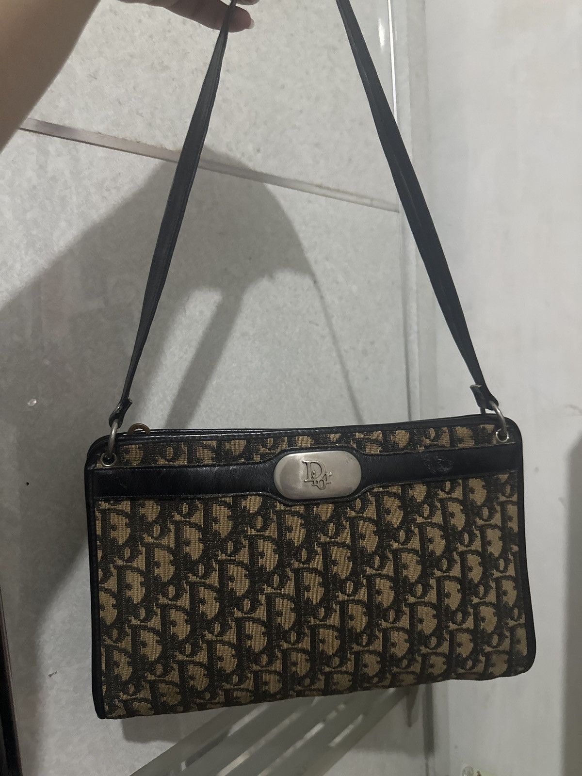 Dior Christian Dior Vintage Oblique Canvas Monogram shoulder bag Size ONE SIZE - 1 Thumbnail