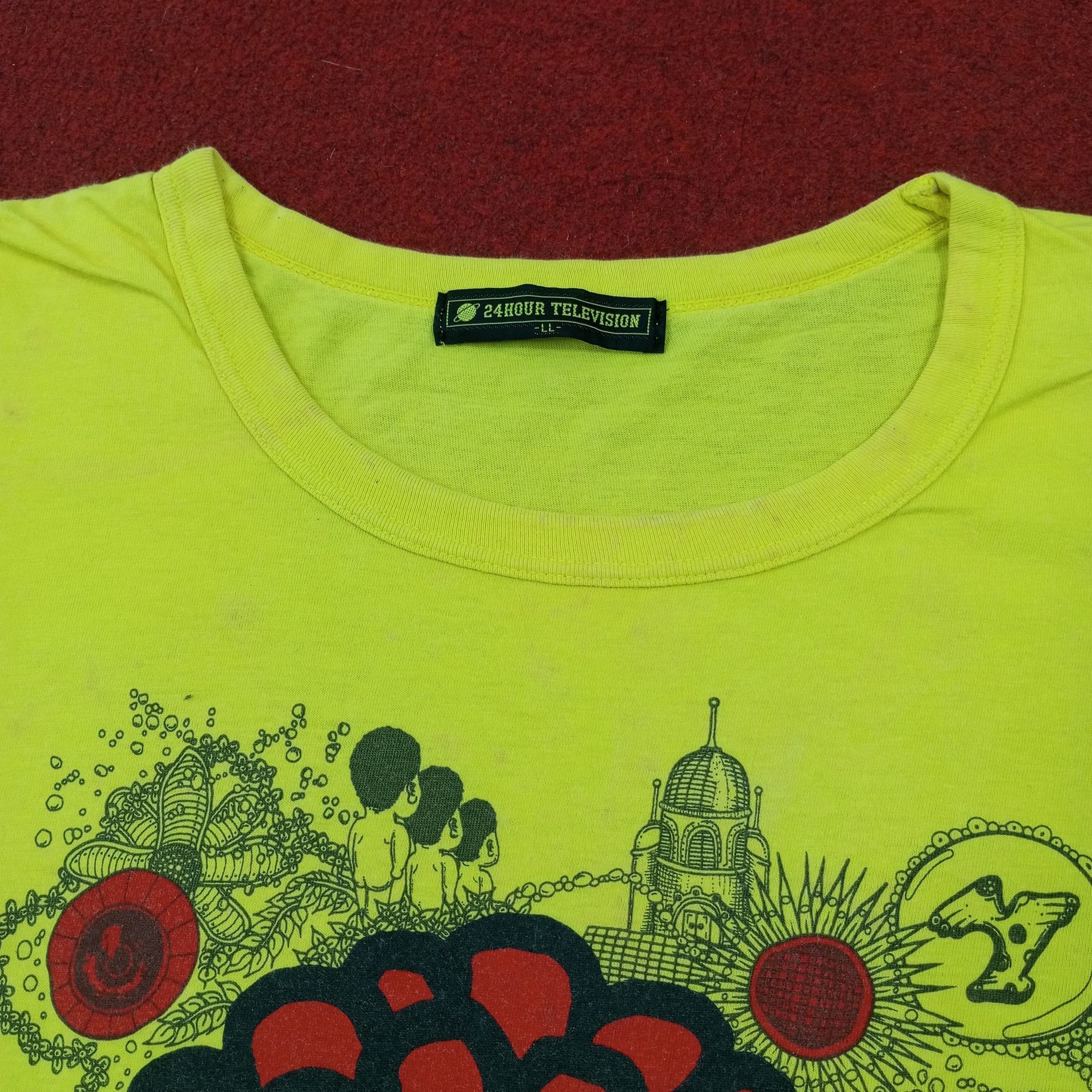 Vintage 24Hour Television Yayoi Kusama X Satoshi Ohno Vintage Tees Size US XL / EU 56 / 4 - 7 Thumbnail