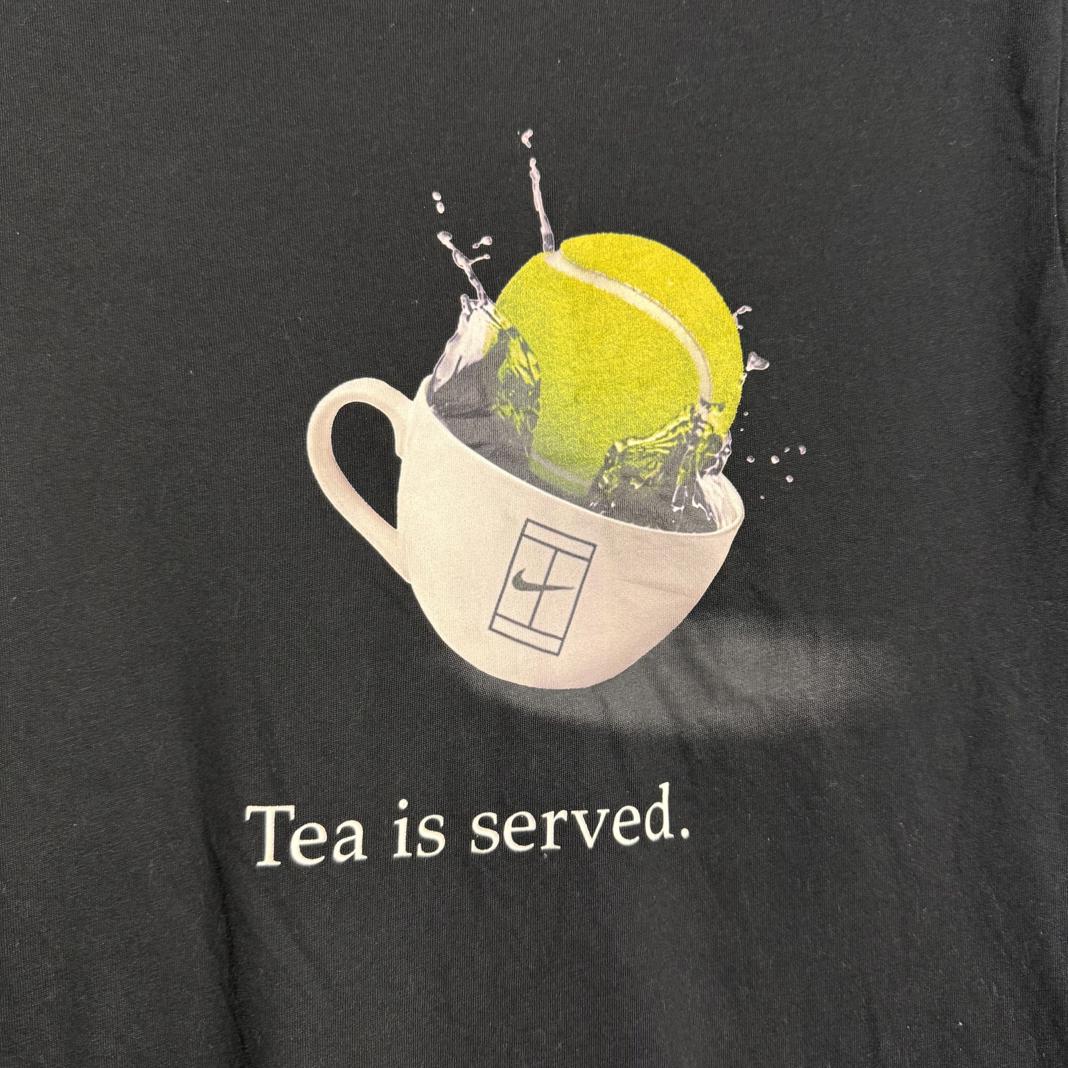 Nike 🔥RARE🔥NikeCourt Dri-Fit Tennis 'Tea is Served' T-shirt Size US XL / EU 56 / 4 - 2 Thumbnail