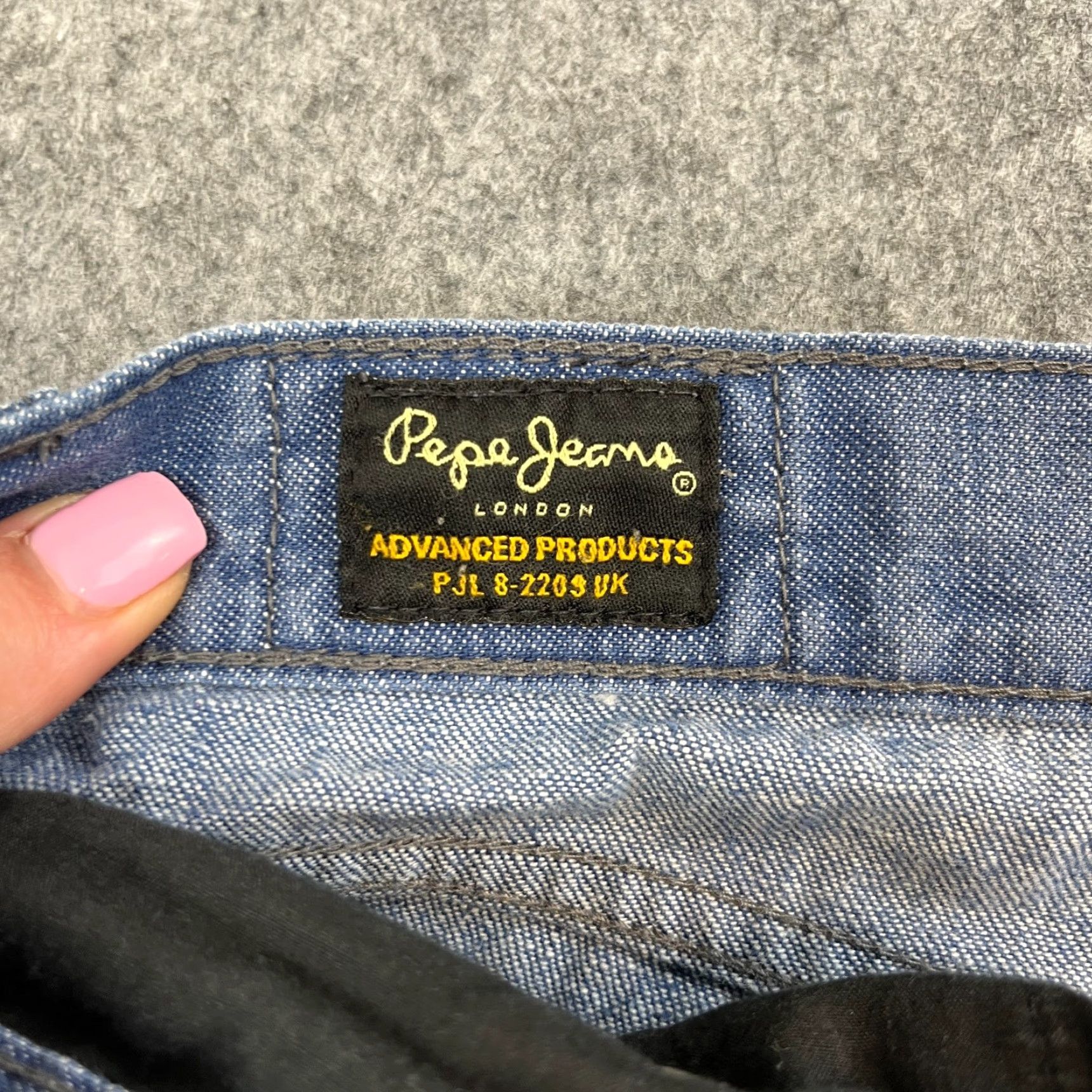 Pepe Jeans PEPE Jeans Jeans Relaxed Straight 32 32 Medium Wash Vintage Neppy Denim Mens Size 32 Blue Cotton 5-Pocket Mens Jeans Size US 32 / EU 48 - 7 Thumbnail