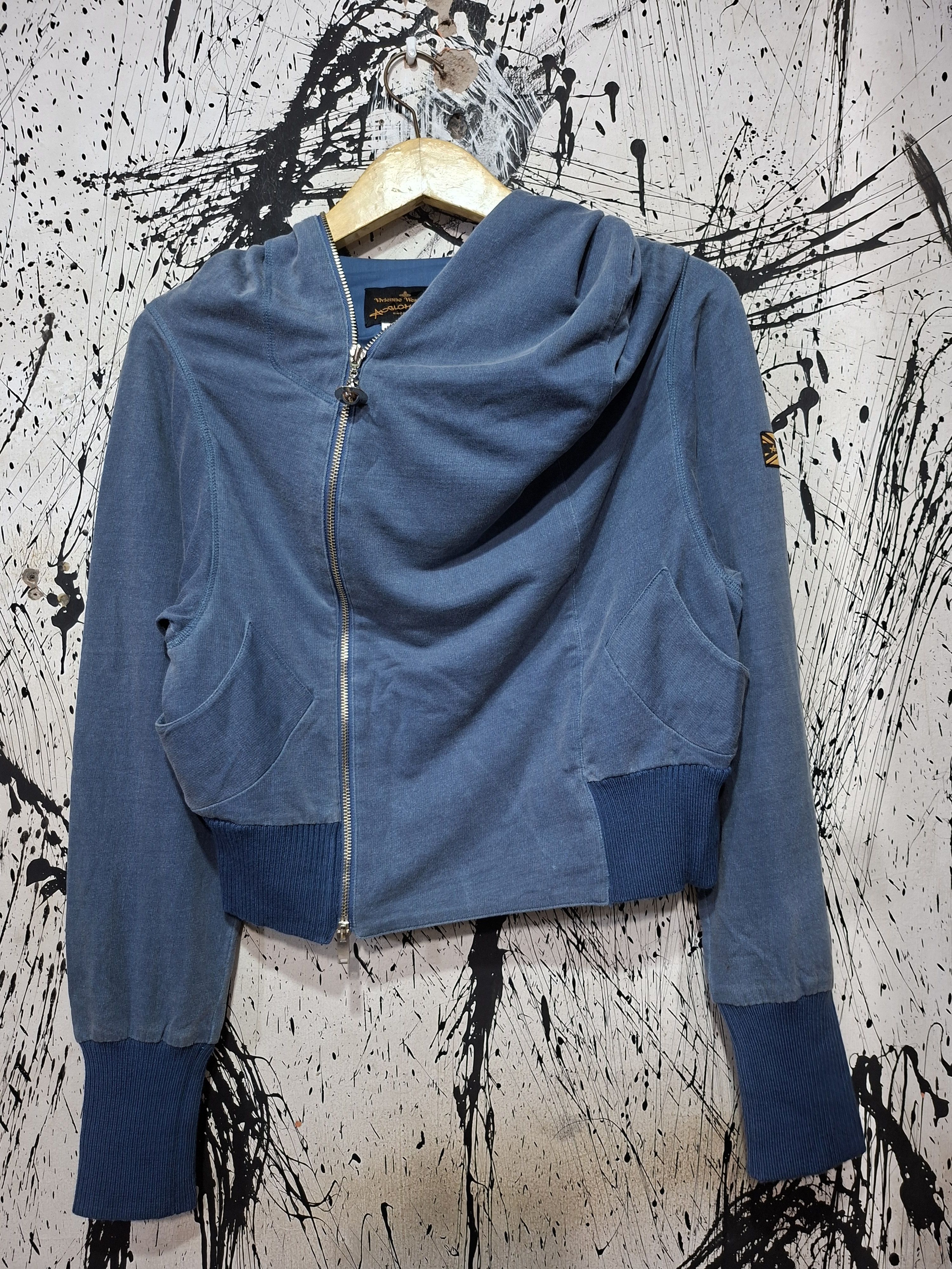 Vivienne Westwood VIVIENNE WESTWOOD ANGLOMANIA SS13 3D SILVER ORB ZIP HOODIE Size M / US 6-8 / IT 42-44 - 3 Thumbnail