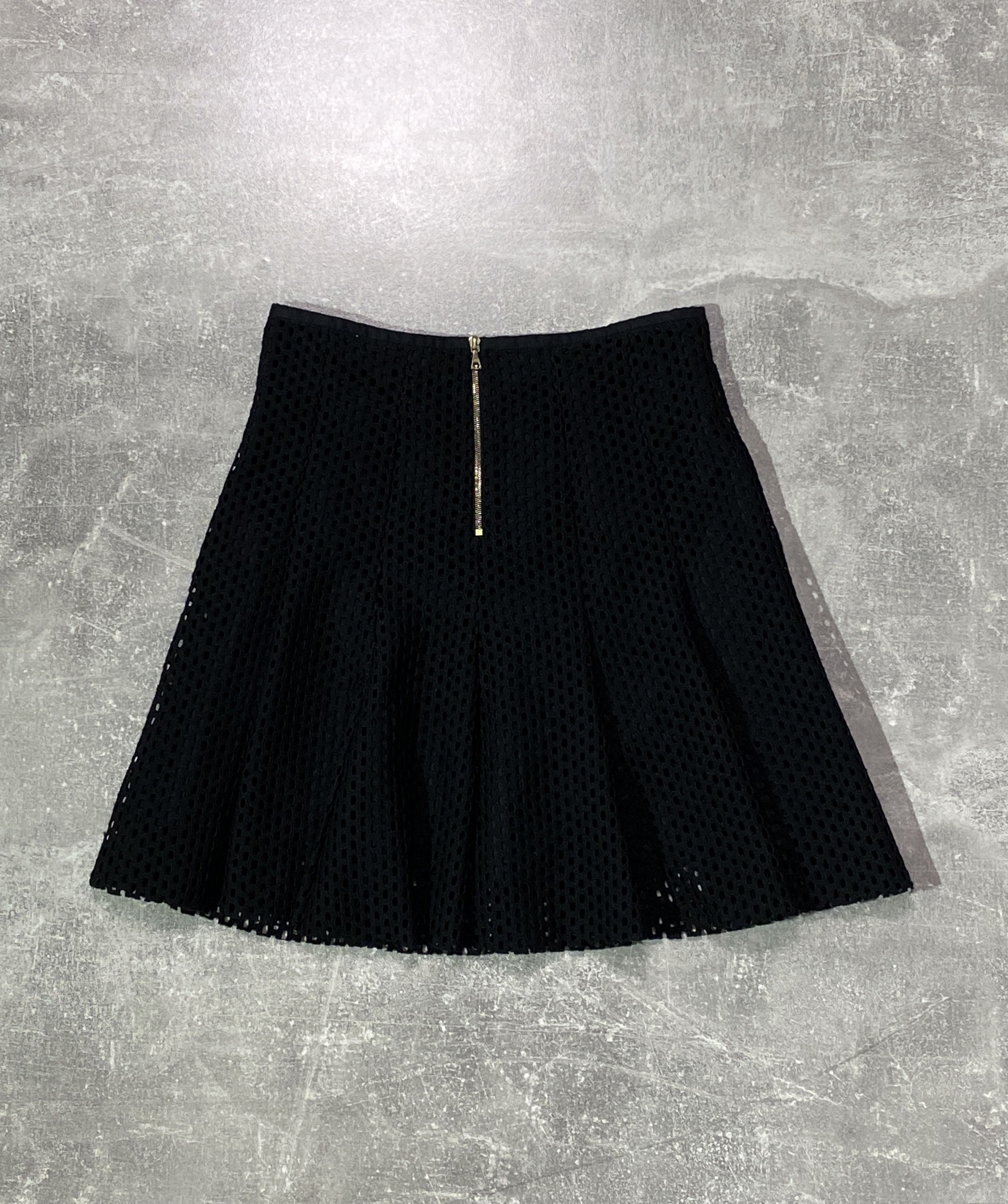 Sandro Sandro mesh mini black skirt Size 25" / US 0 / IT 36 - 3 Thumbnail