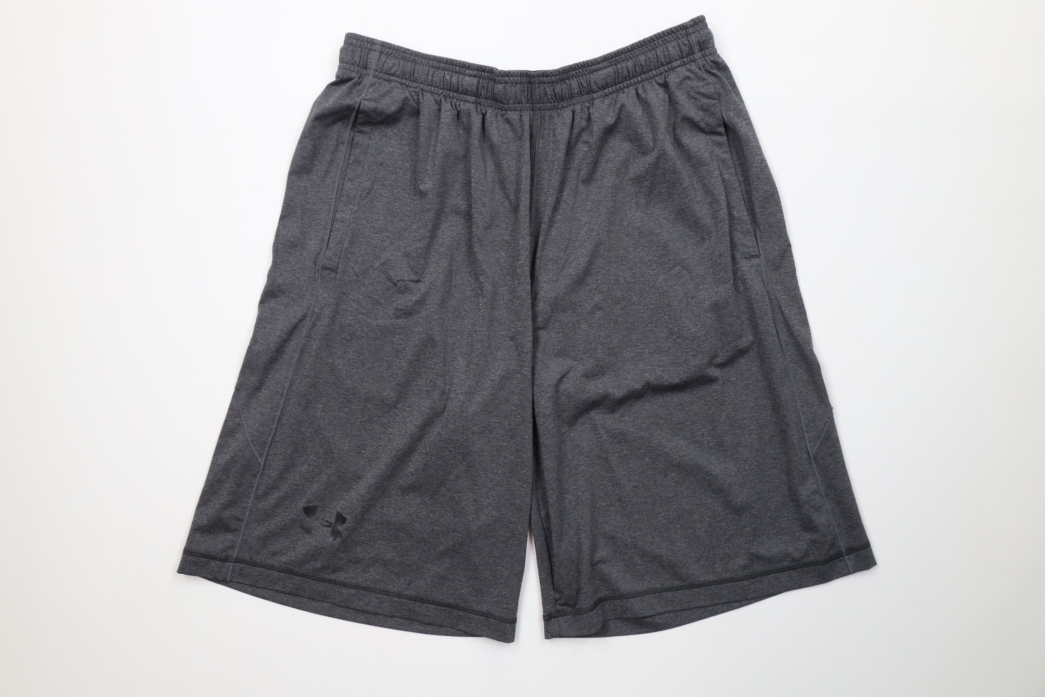 Under Armour Under Armour Loose Gym Basketball Shorts Heather Gray Size 34" / US 12 / IT 48 - 1 Thumbnail