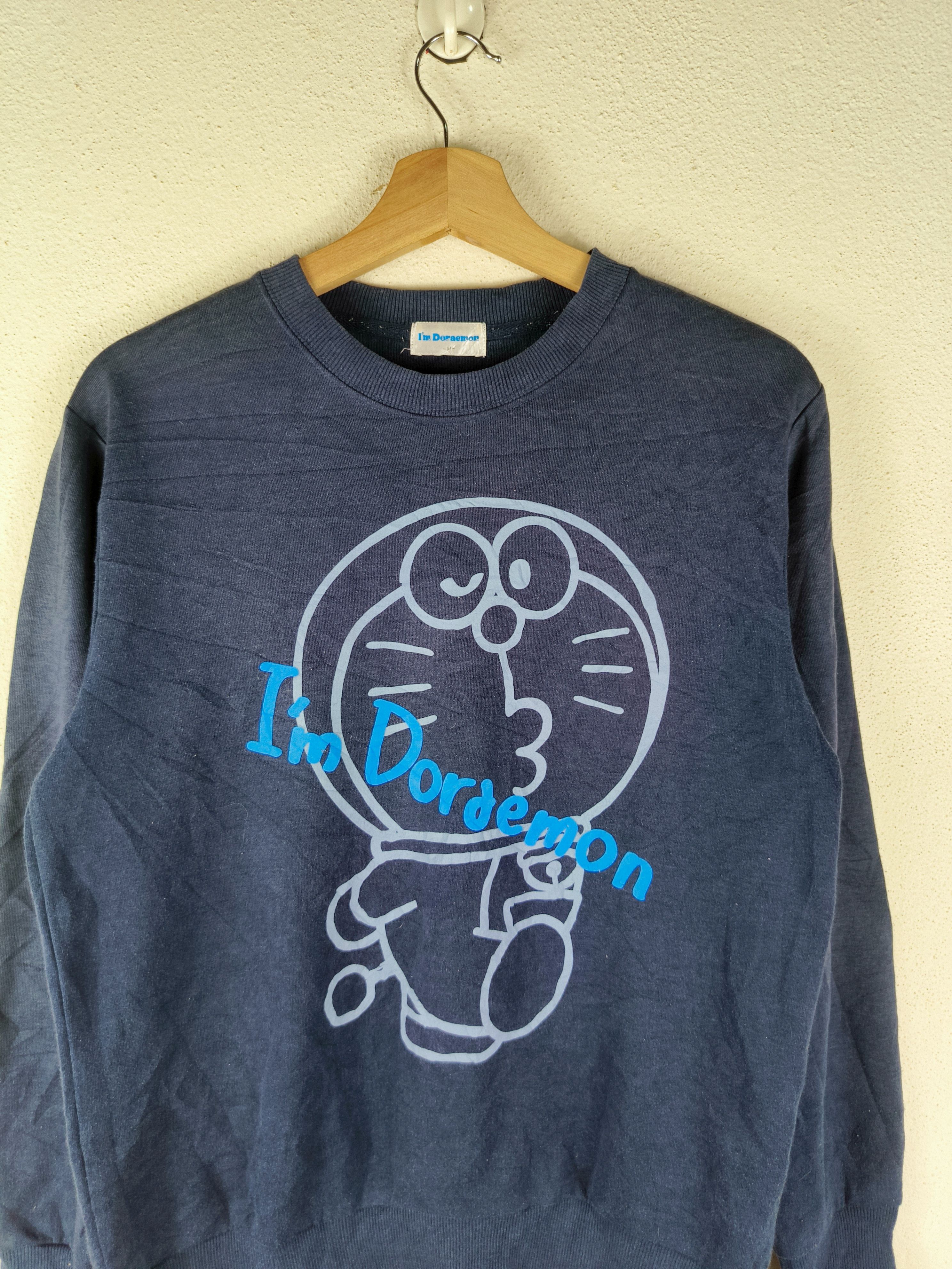 Anime Vintage Doraemon sweatshirt Size US M / EU 48-50 / 2 - 2 Thumbnail