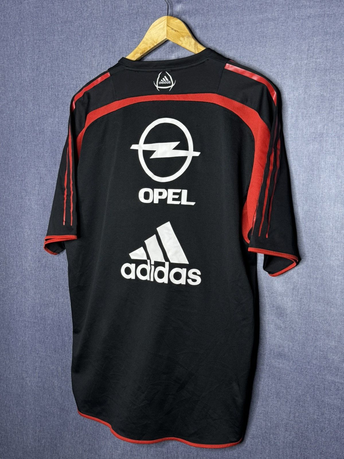 Adidas Vintage Adidas AC Milan Opel Jersey 2004/2005 Training Shirt Size US L / EU 52-54 / 3 - 4 Thumbnail