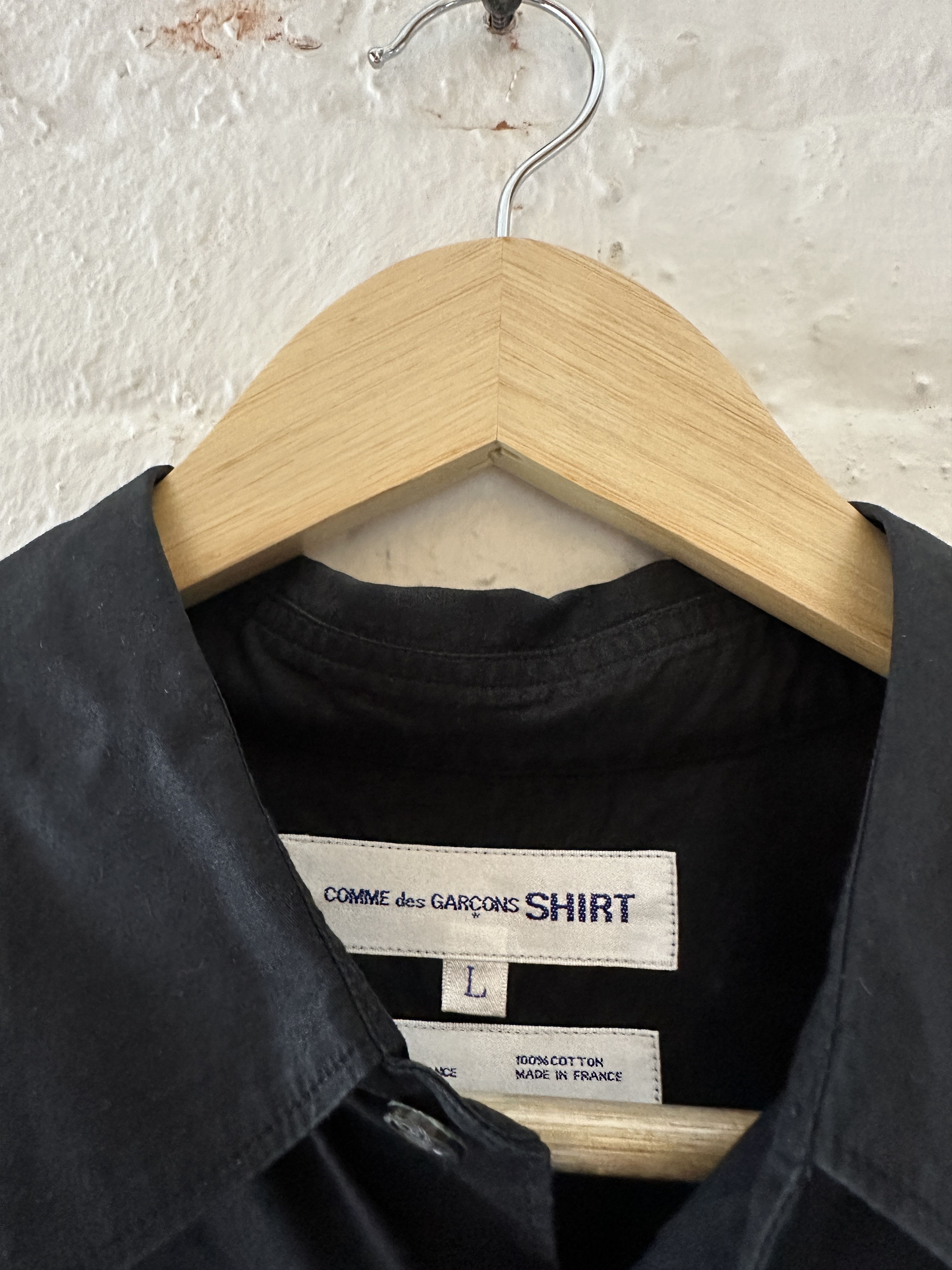 Comme des Garcons Comme des Garcons SHIRT Abstract Stitch Button Up Shirt Size US L / EU 52-54 / 3 - 3 Thumbnail