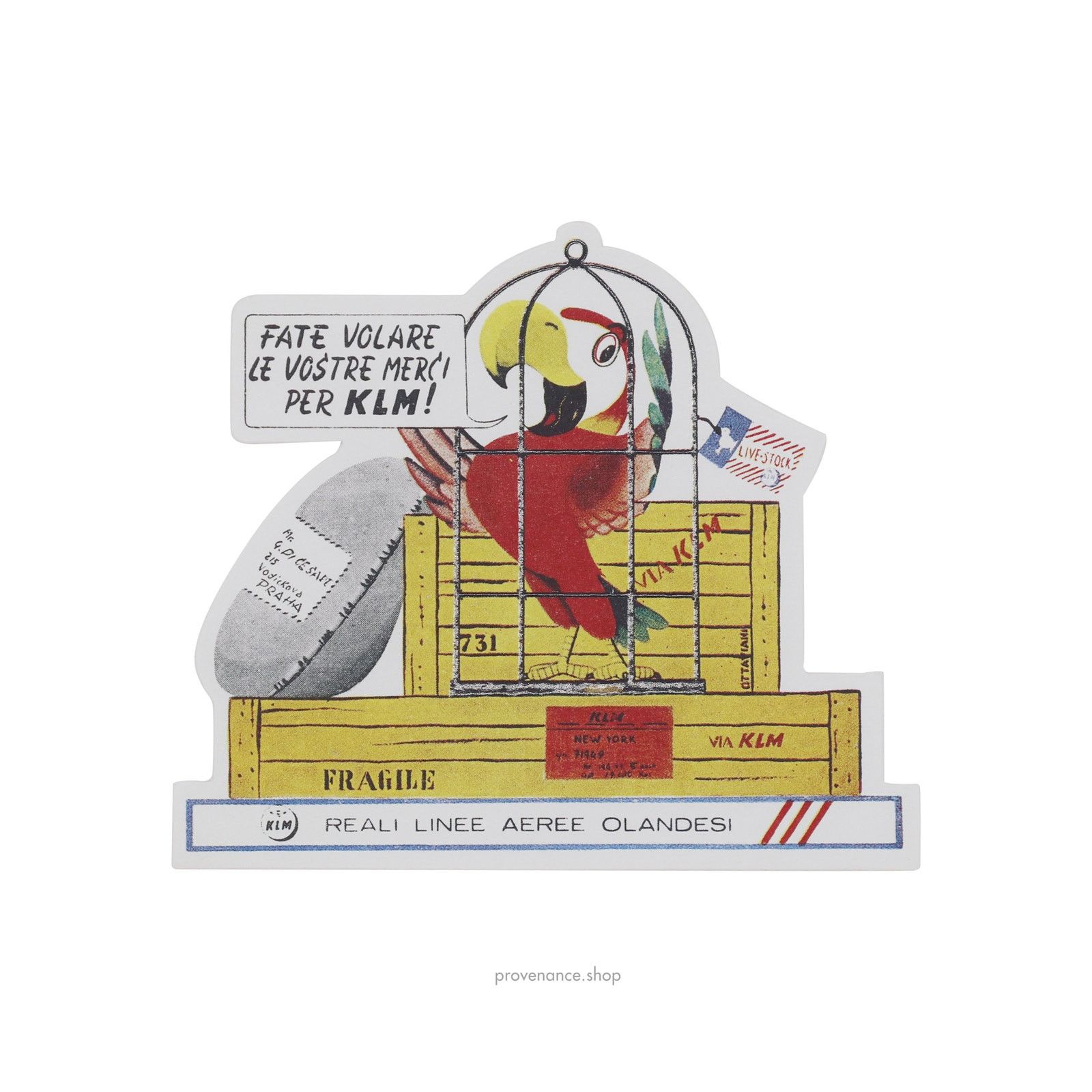 Louis Vuitton 🔴Airline Label Postcard Sticker- REALI LINEE OLANDESI Size ONE SIZE - 1 Thumbnail