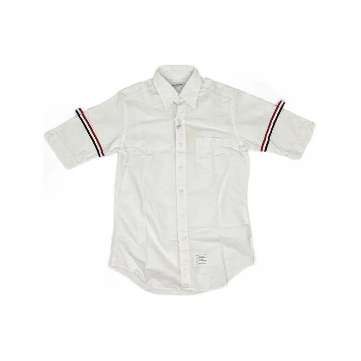 Thom Browne Thom Browne Casual Plain Short Sleeve Shirt -2507 Size US M / EU 48-50 / 2 - 7 Thumbnail