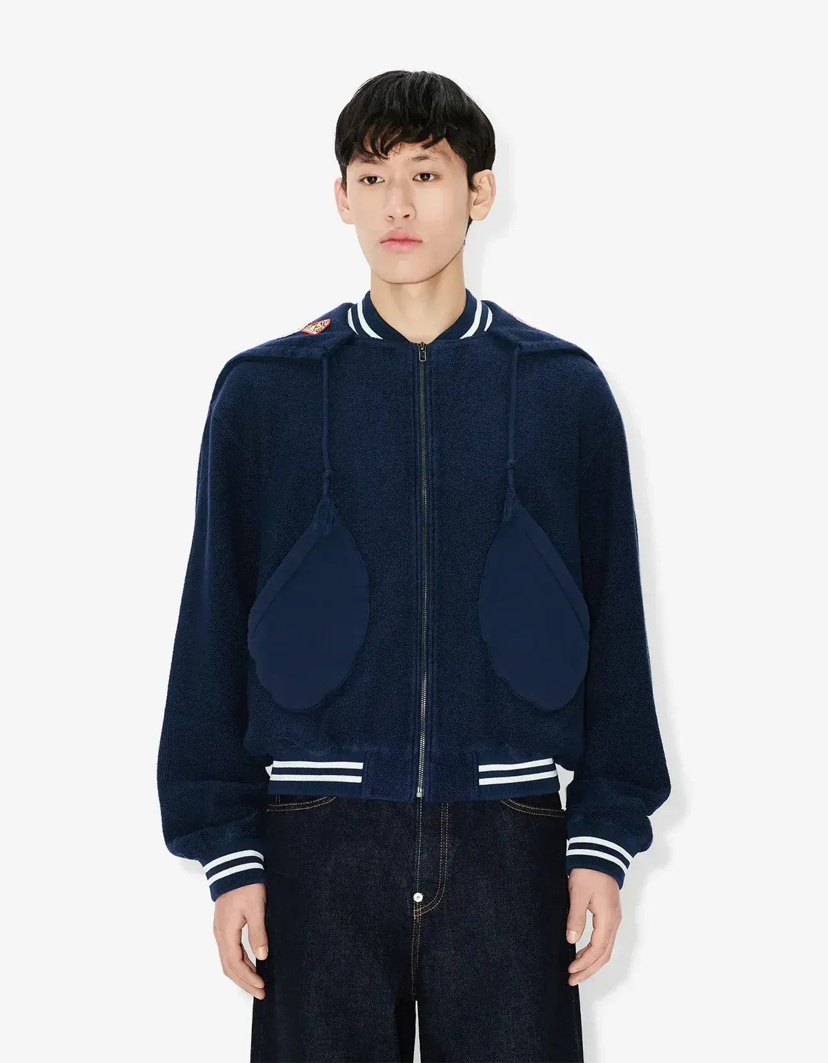 Kenzo Kenzo Badges Blue Embroidered Afterhood Blouson Size US M / EU 48-50 / 2 - 2 Thumbnail