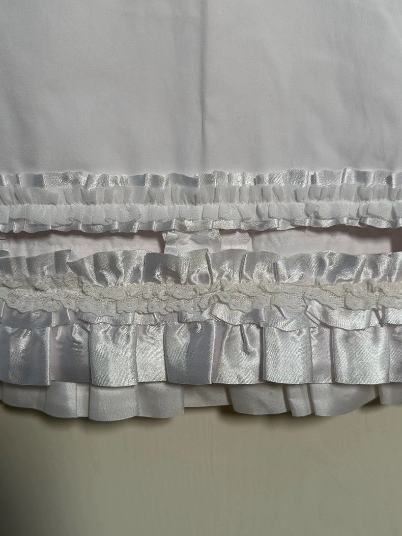 Comme des Garcons Comme Des Garcons White pure cotton lace pleated dress 2506 Size S / US 4 / IT 40 - 3 Thumbnail