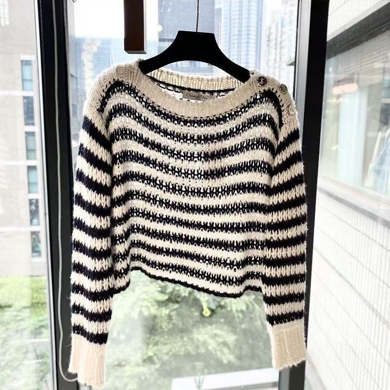 Dior Dior Striped Sweater FR 36 Size XS / US 0-2 / IT 36-38 - 1 Thumbnail
