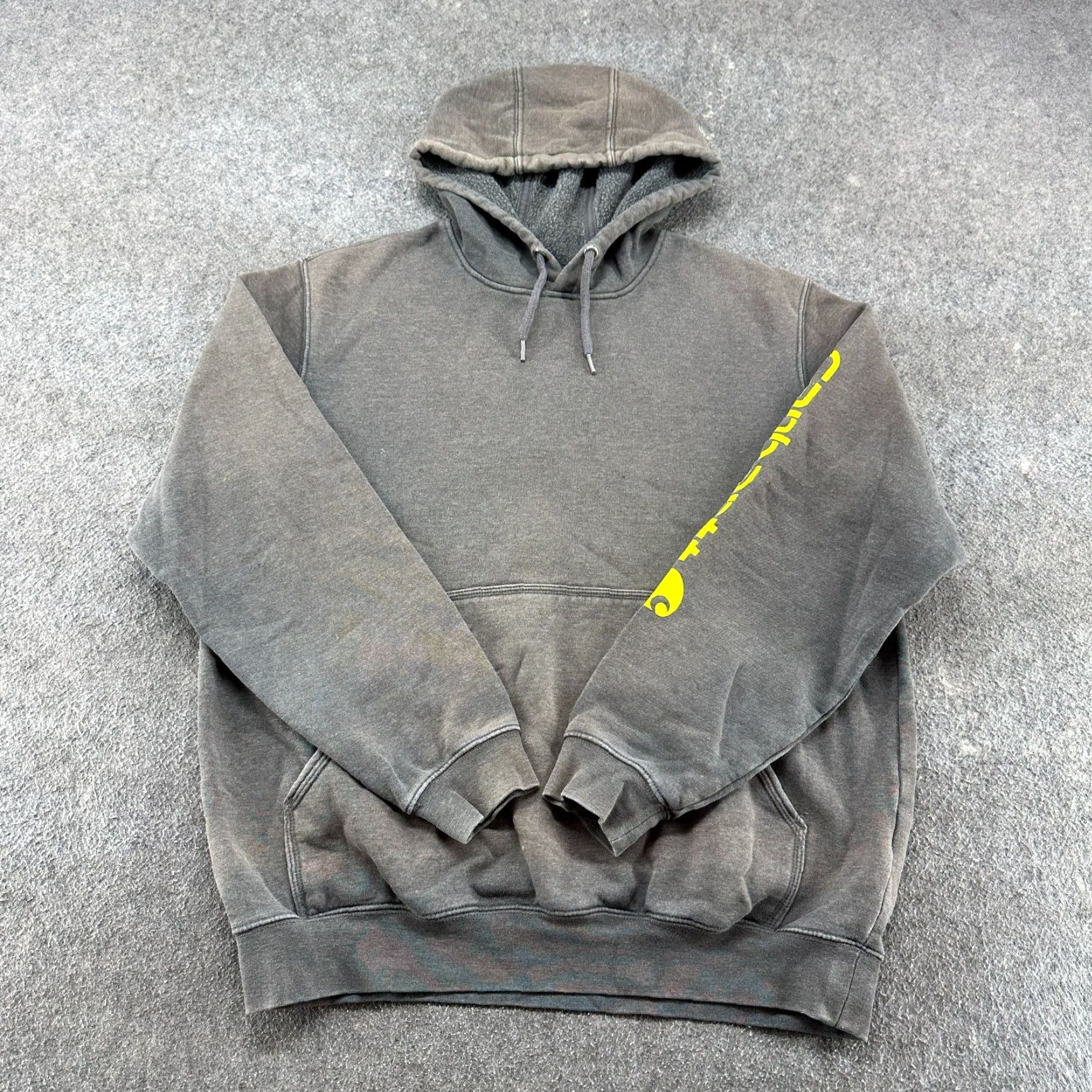 Carhartt VINTAGE Carhartt Hoodie Pullover Mens L Gray Fleece Hooded with Pockets Size US L / EU 52-54 / 3 - 2 Thumbnail