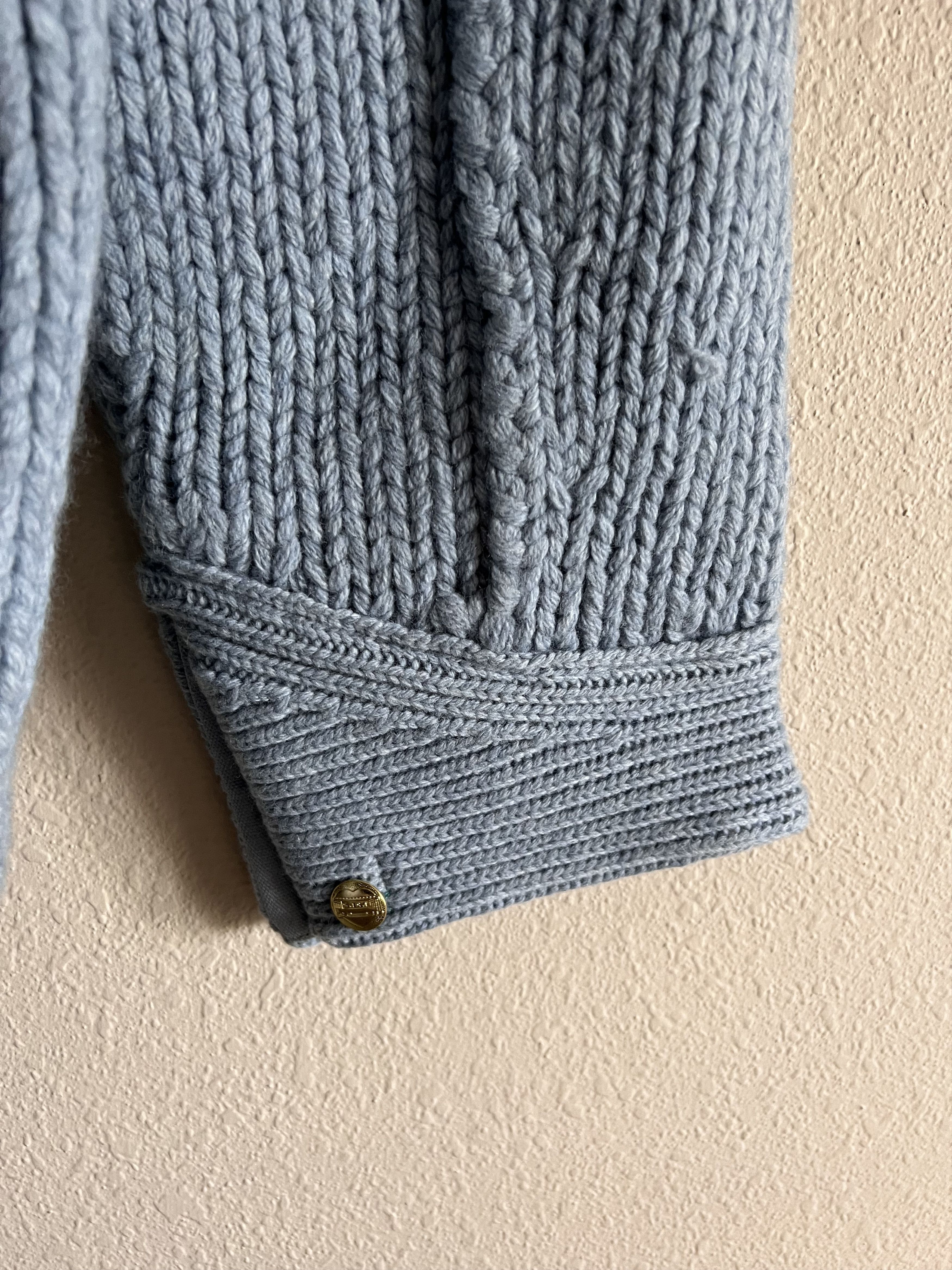 Carhartt Wip × Sacai Sacai Carhartt WIP Knit Michigan Jacket in Light Blue Size US XL / EU 56 / 4 - 11 Thumbnail