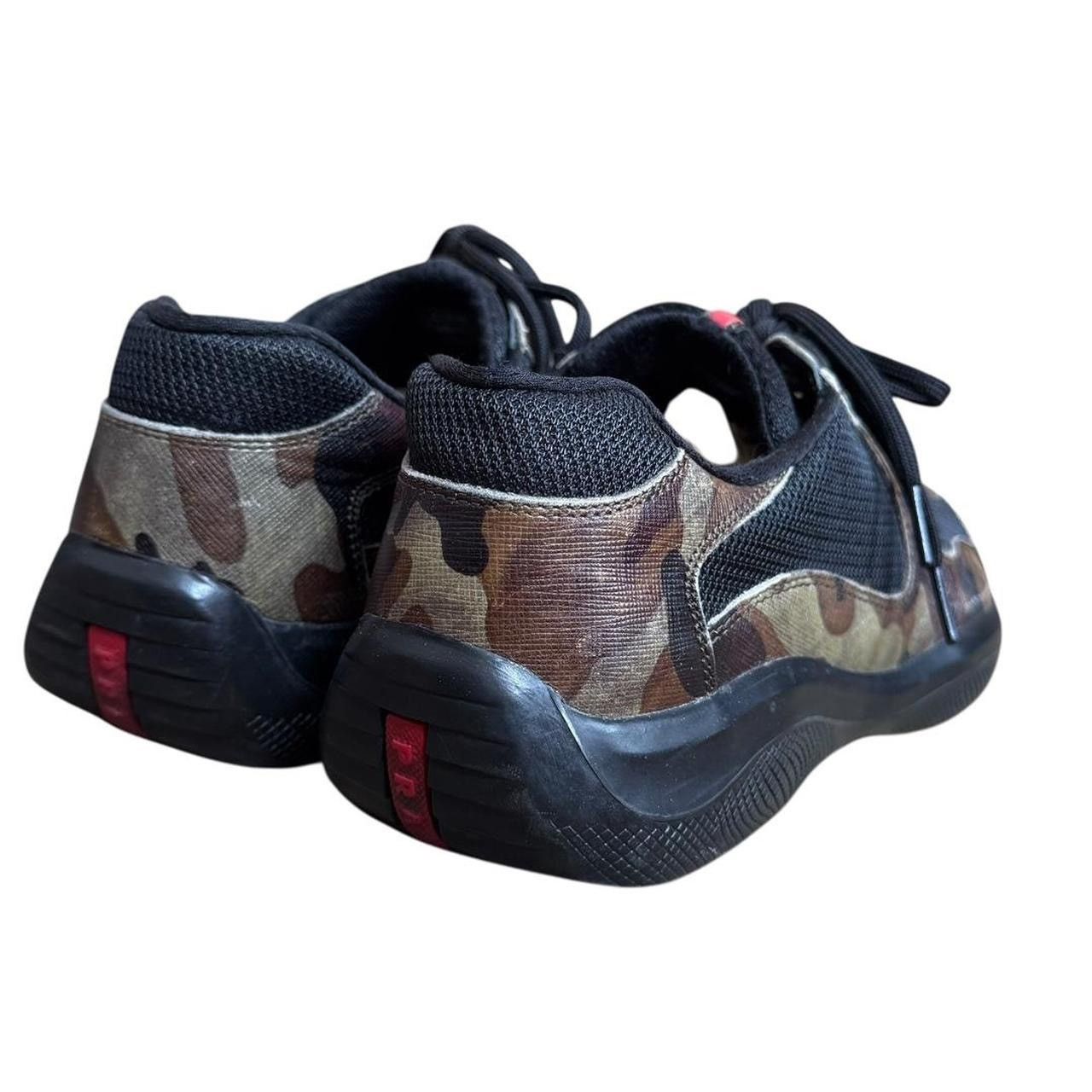Prada × Vintage Prada Y2K Camo Sneakers, Sz 10.5 (Fits 11.5-12), Light Wear Size US 11.5 / EU 44-45 - 5 Thumbnail