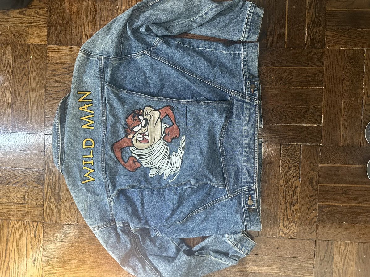 Warner Bros “Taz” Looney Tunes Denim Jacket Size US M / EU 48-50 / 2 - 3 Thumbnail