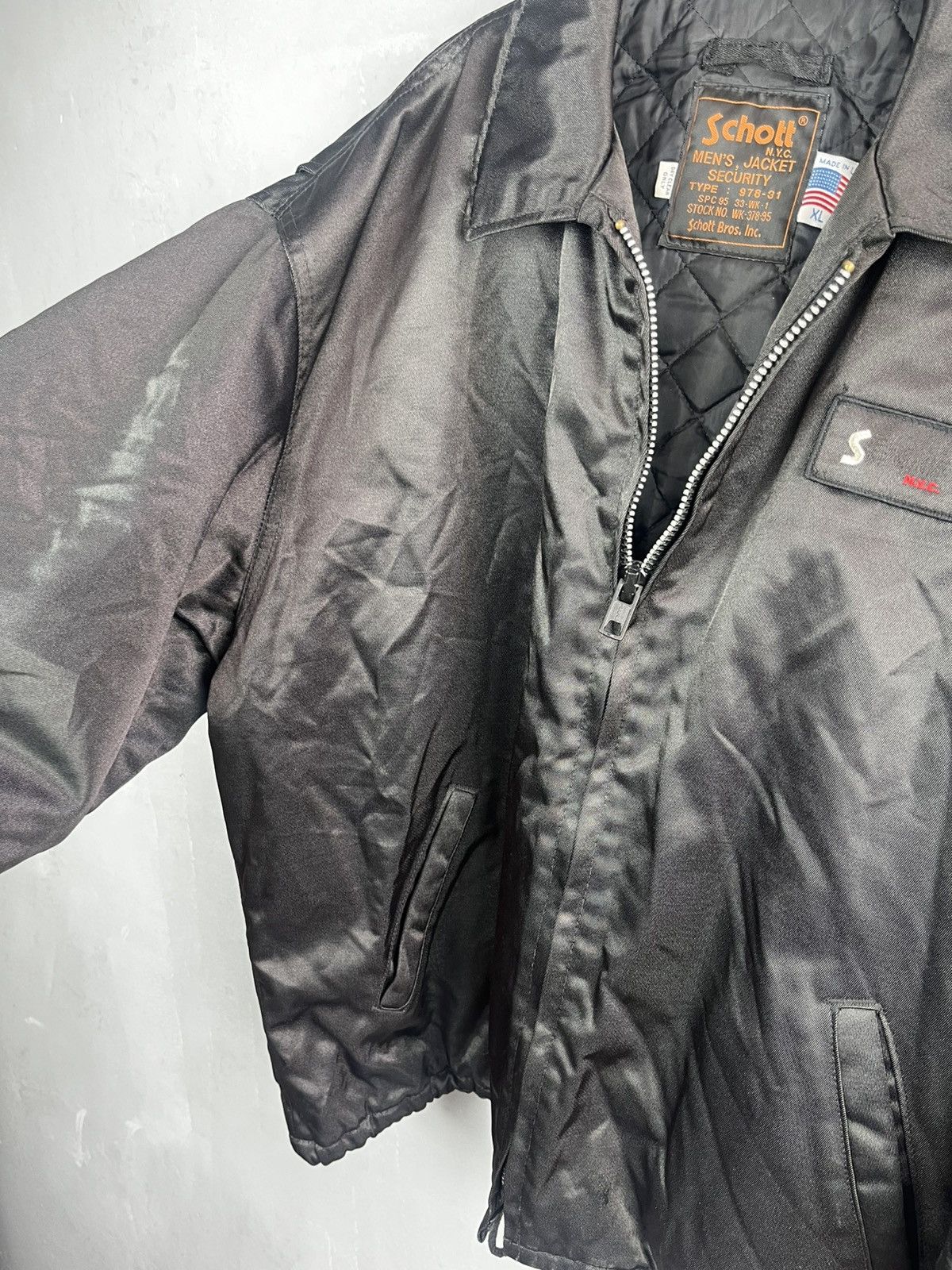 Schott Schott Vintage Bomber Jacket Cropped Boxy Patch Japanese Y2K Size US XL / EU 56 / 4 - 9 Thumbnail