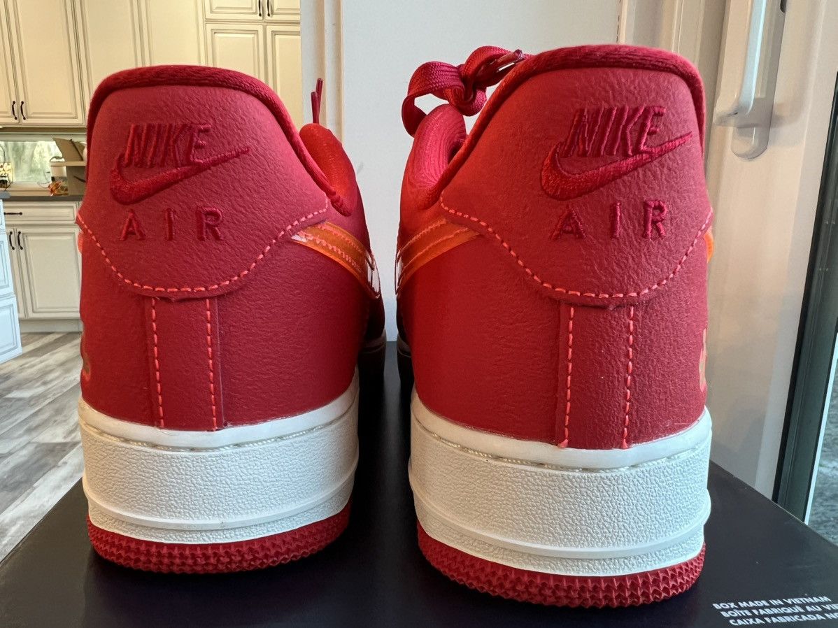 Nike Nike Air Force 1 ‘07 ATL Size 9.5 FD8306-657 Atlanta Red Size US 9.5 / EU 42-43 - 4 Thumbnail