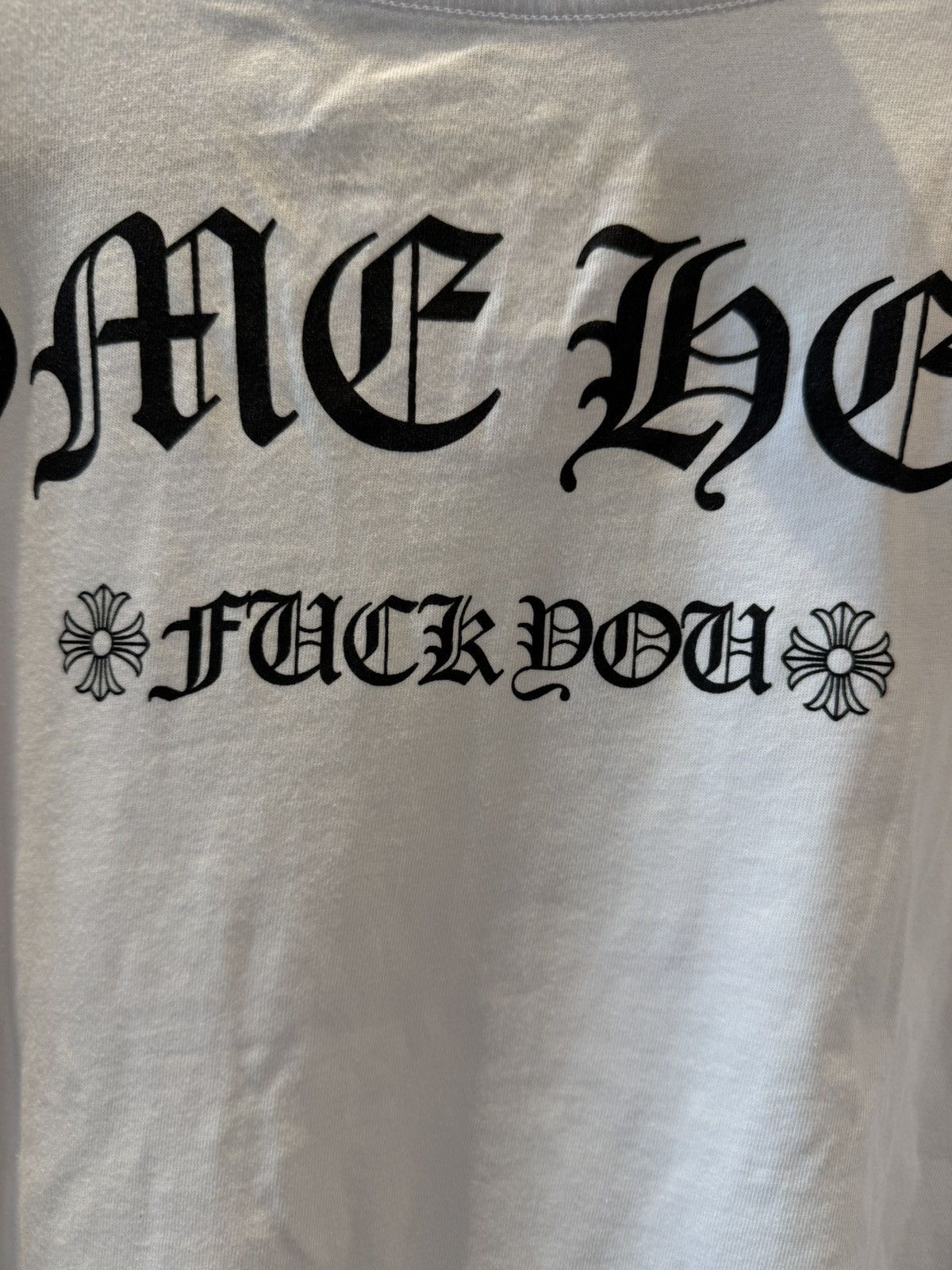 Chrome Hearts Chrome Hearts “f*ck You” long sleeve Tee Size US L / EU 52-54 / 3 - 5 Thumbnail