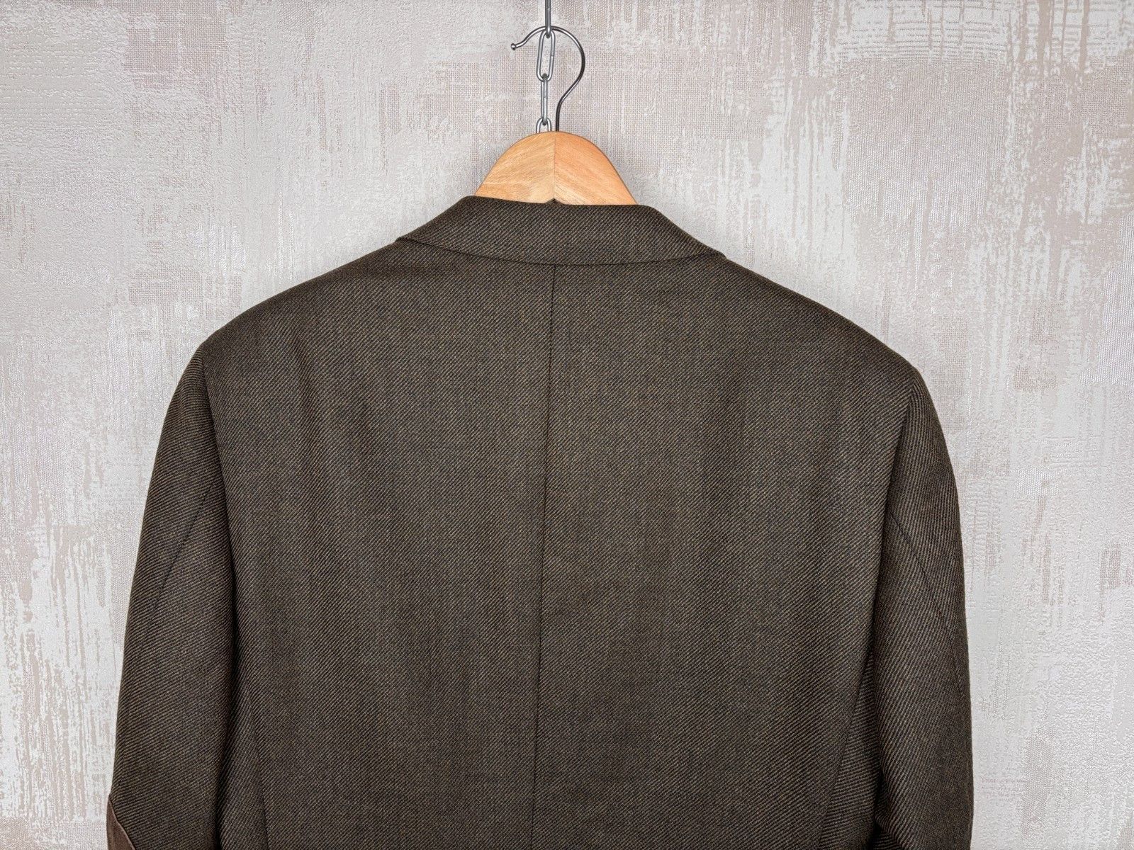 Canali Vintage CANALI Wool Blazer Elbow Pads Size 48R ( 38R US) Size 48R - 18 Thumbnail