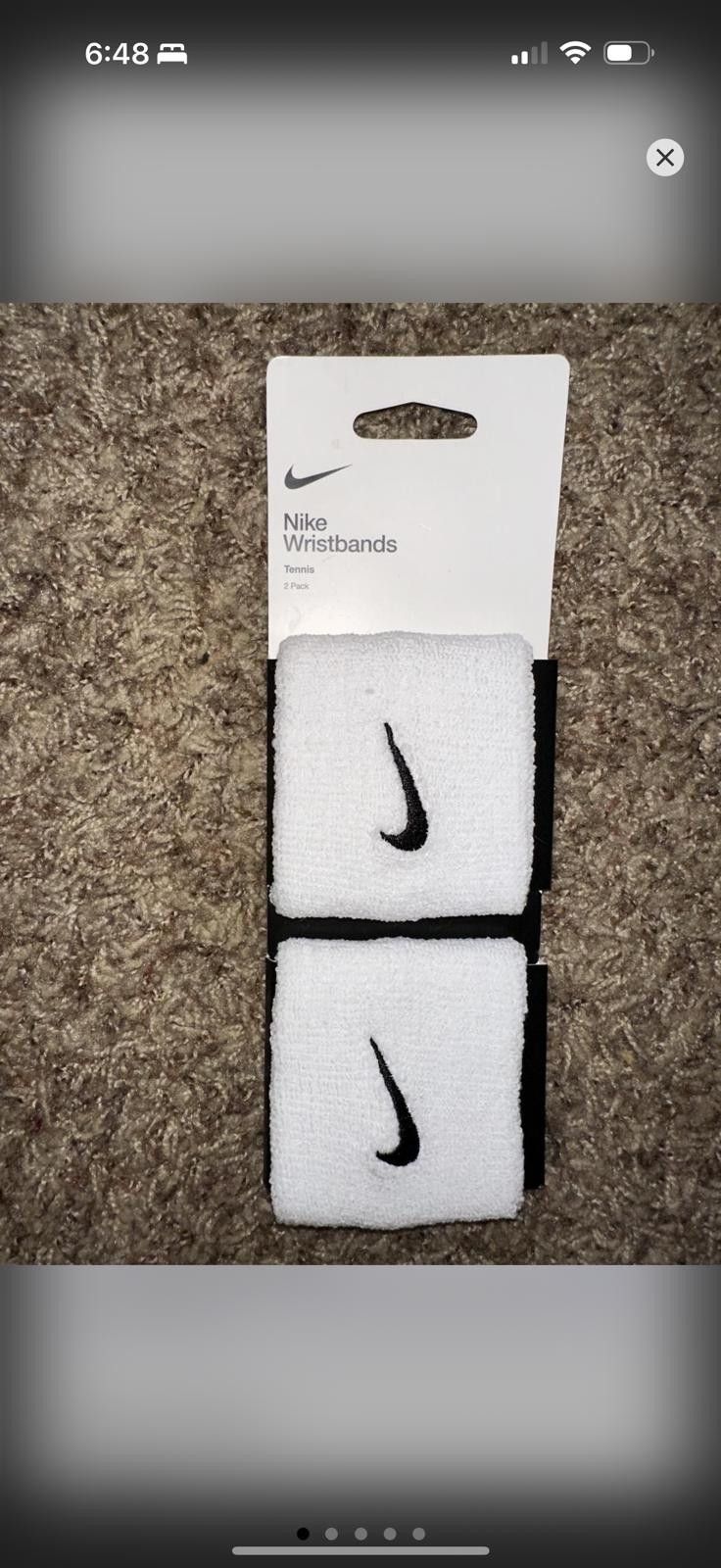 Nike Nike Tennis Premier Sportswear Running Band Blue 2pcs Wristband Bundle Size ONE SIZE - 2 Thumbnail