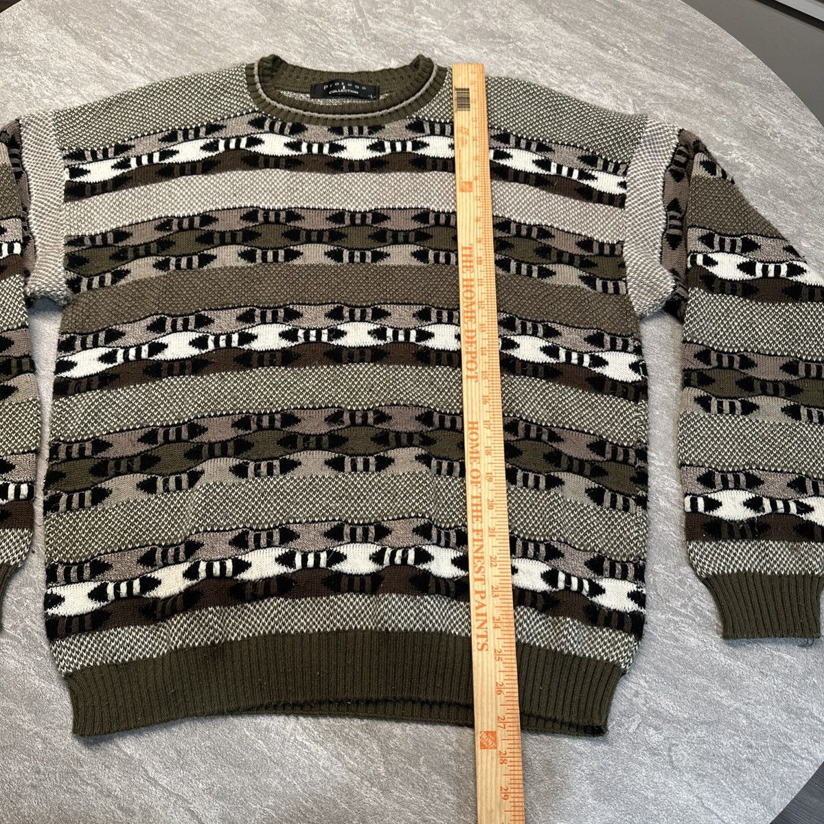 Coogi × Protege × Vintage Vintage Sweater Knit Biggie Cosby Protege Coogie Style 90s Size US L / EU 52-54 / 3 - 6 Thumbnail